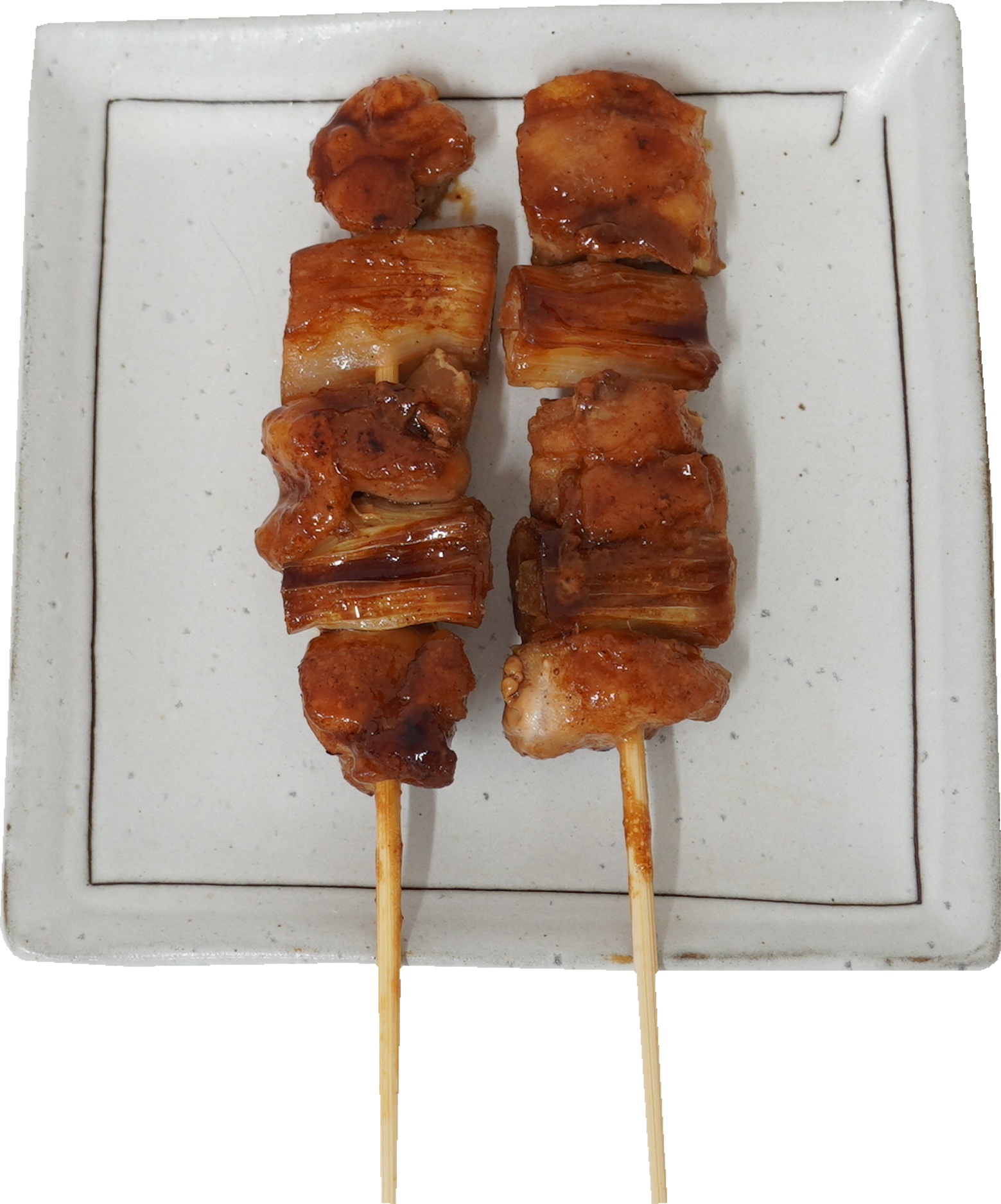 焼き鳥（ねぎまタレ）｜商用可フリー画像・背景透過