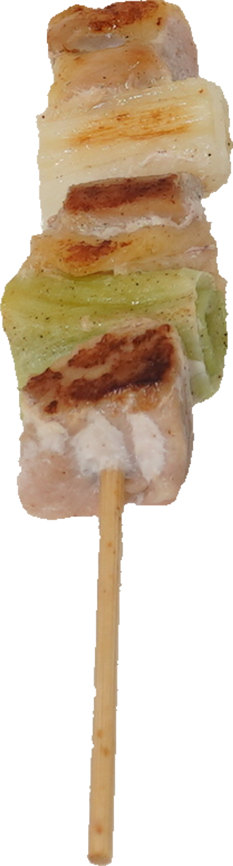 焼き鳥（ねぎま塩）｜商用可フリー画像・背景透過