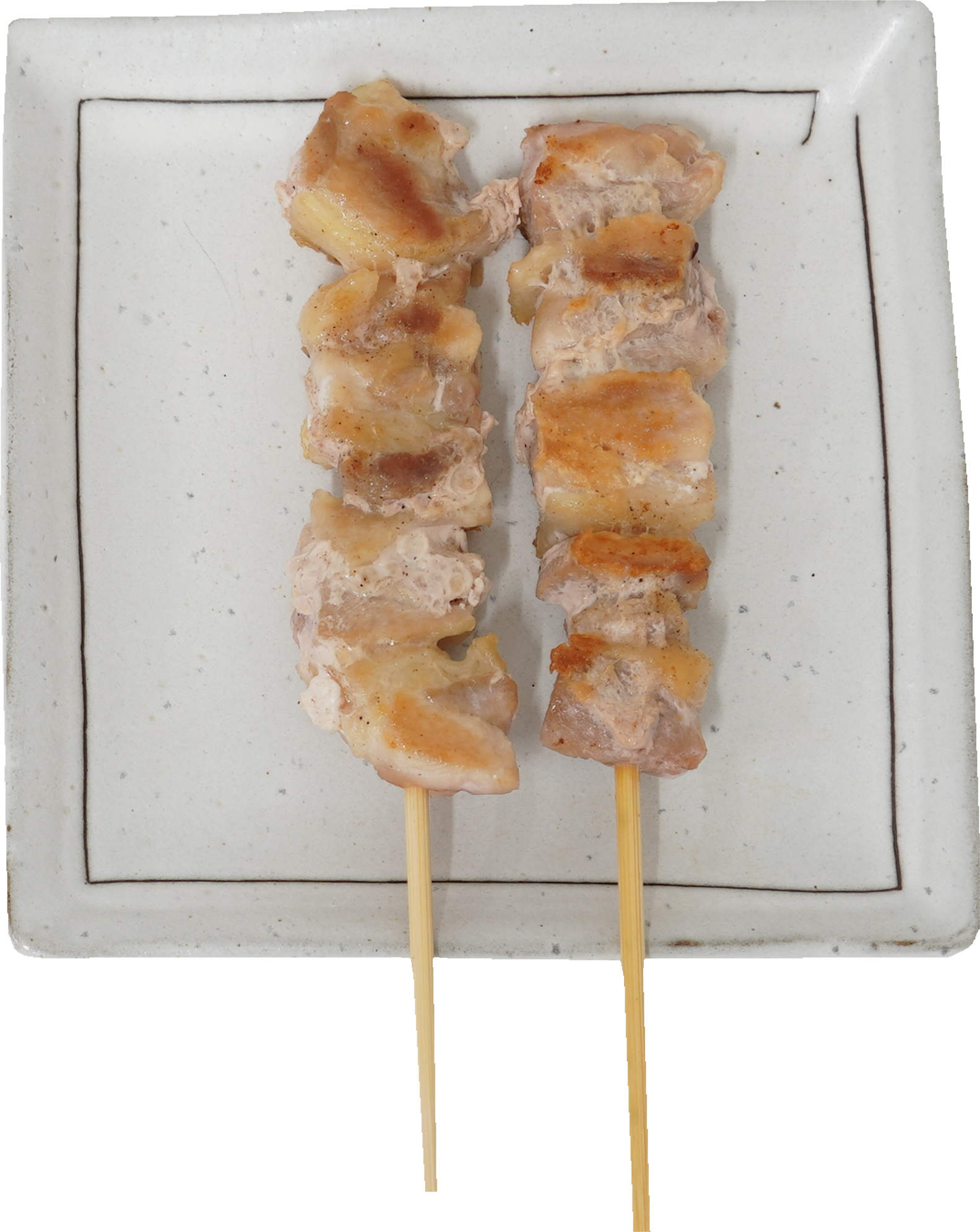 焼き鳥（もも塩）｜商用可フリー画像・背景透過