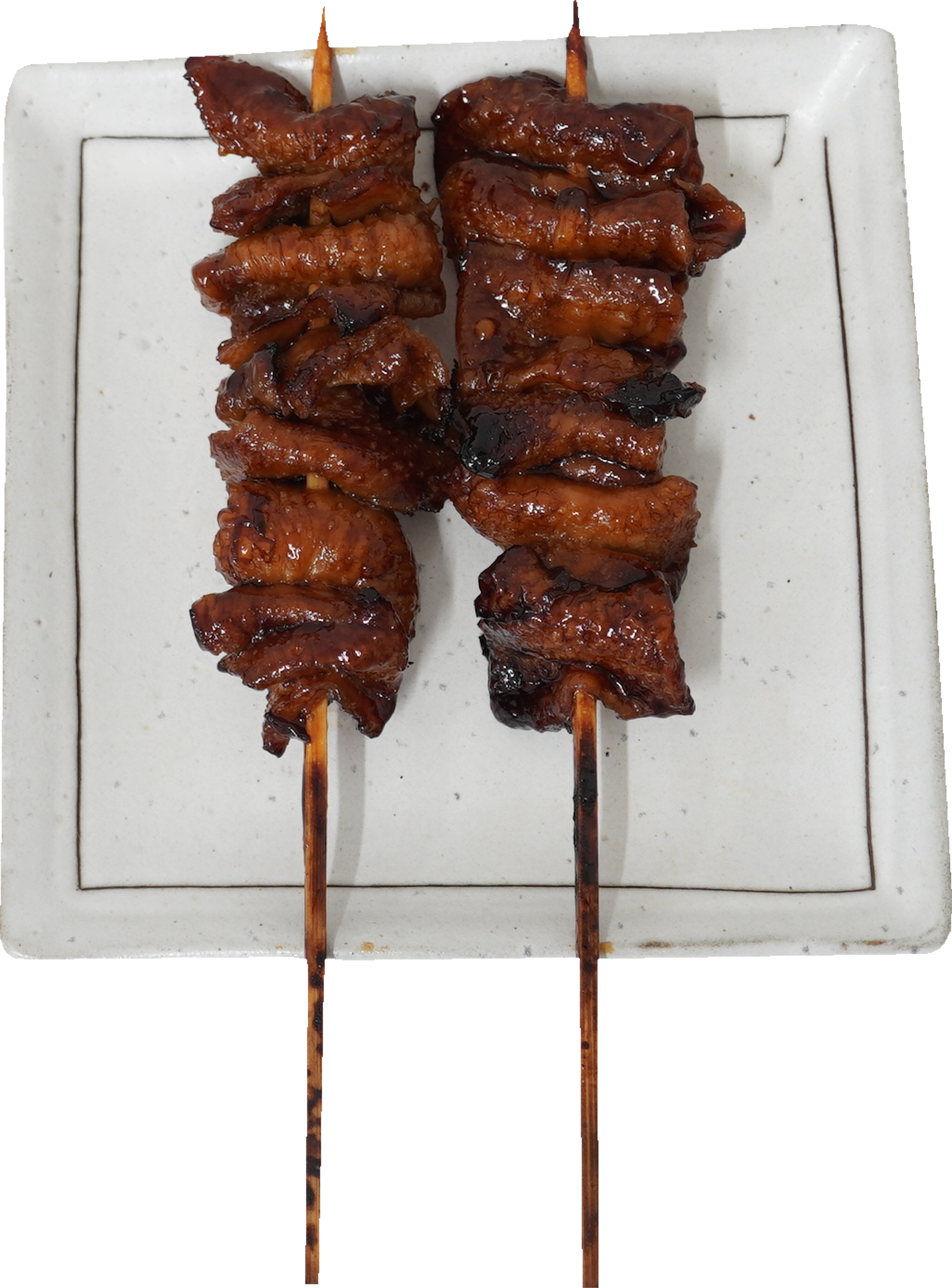 焼き鳥（皮タレ）｜商用可フリー画像・背景透過