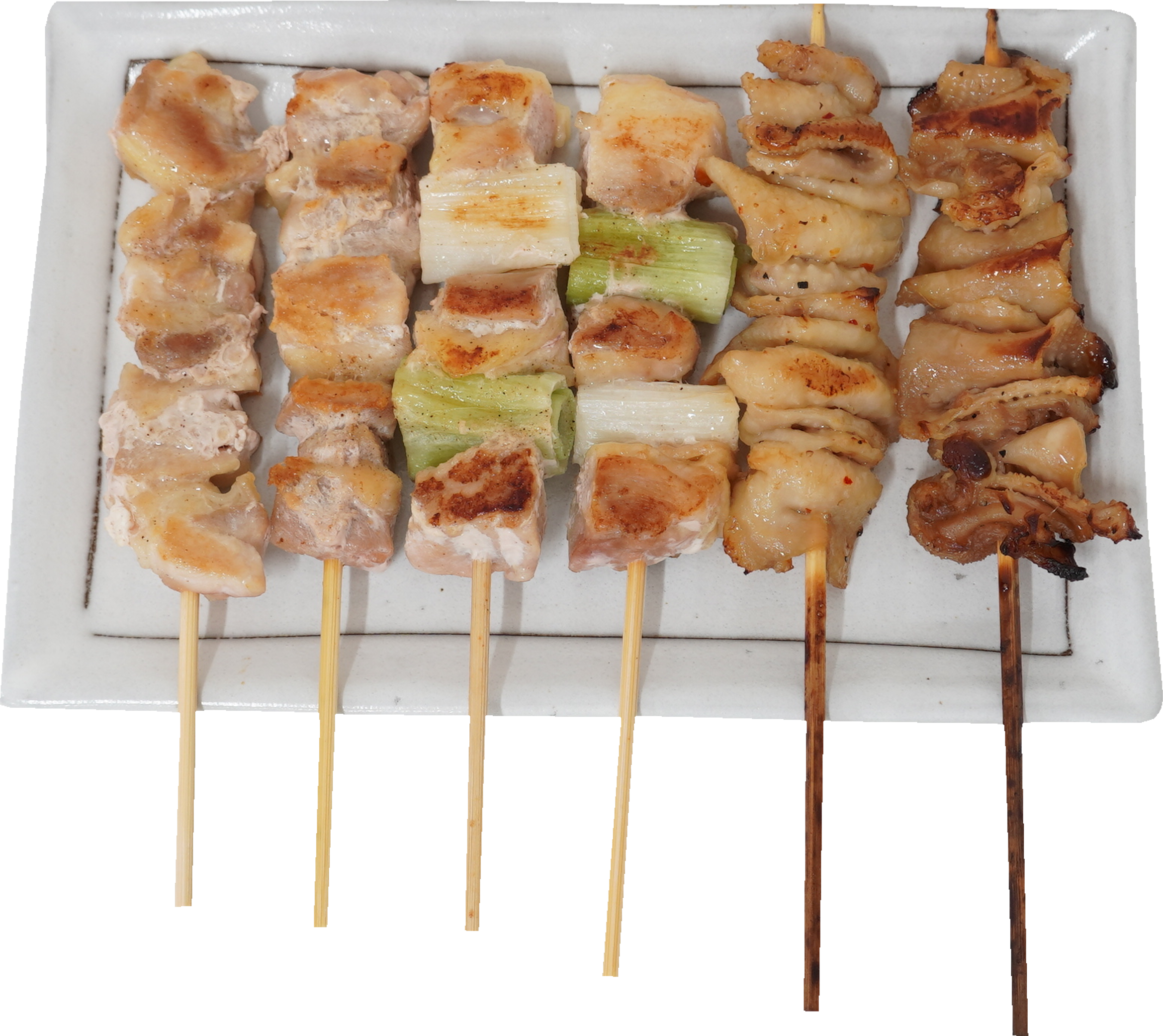 焼き鳥盛り合わせ｜商用可フリー画像・背景透過