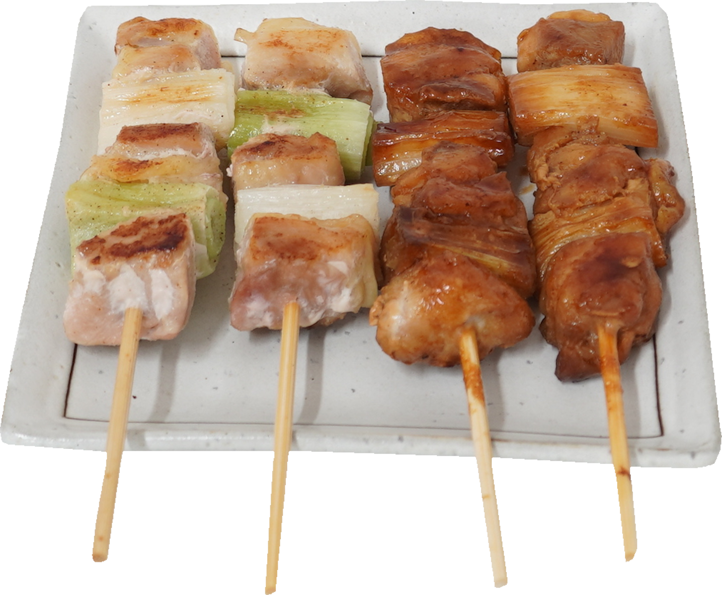 焼き鳥盛り合わせ｜商用可フリー画像・背景透過