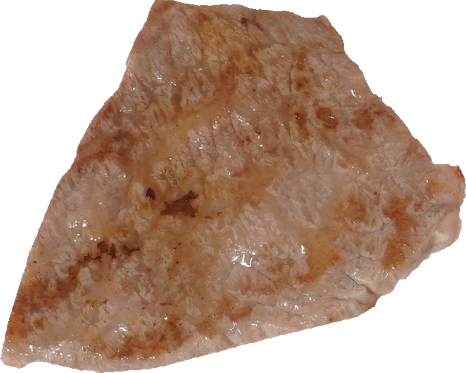 牛-もも【かめのこ】(焼き)｜商用可フリー画像・背景透過