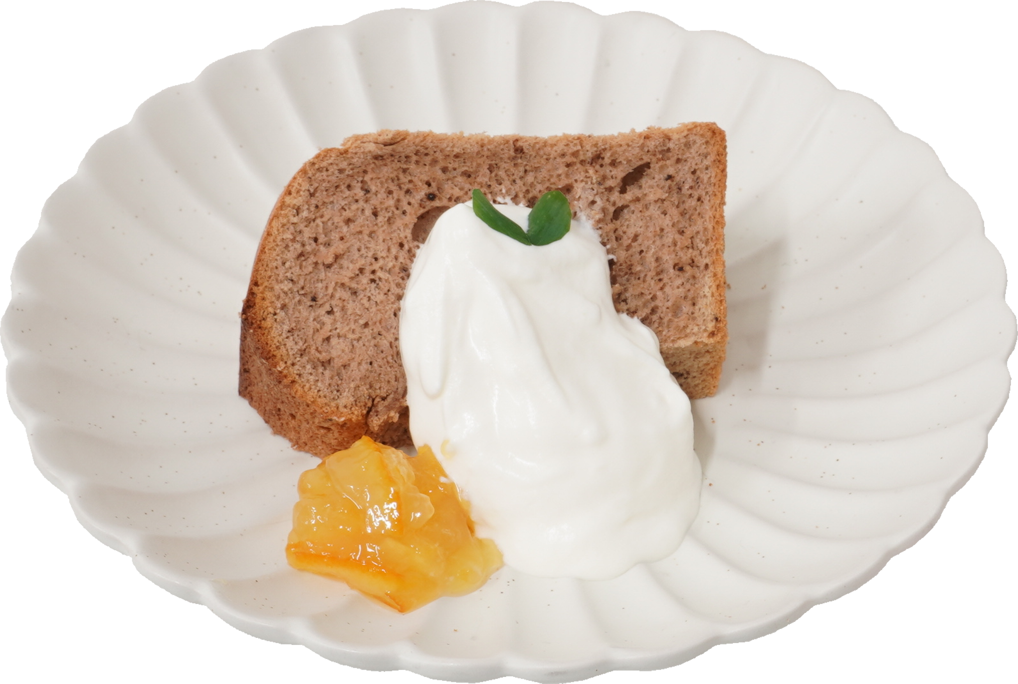 シフォンケーキ（ココア）｜商用可フリー画像・背景透過