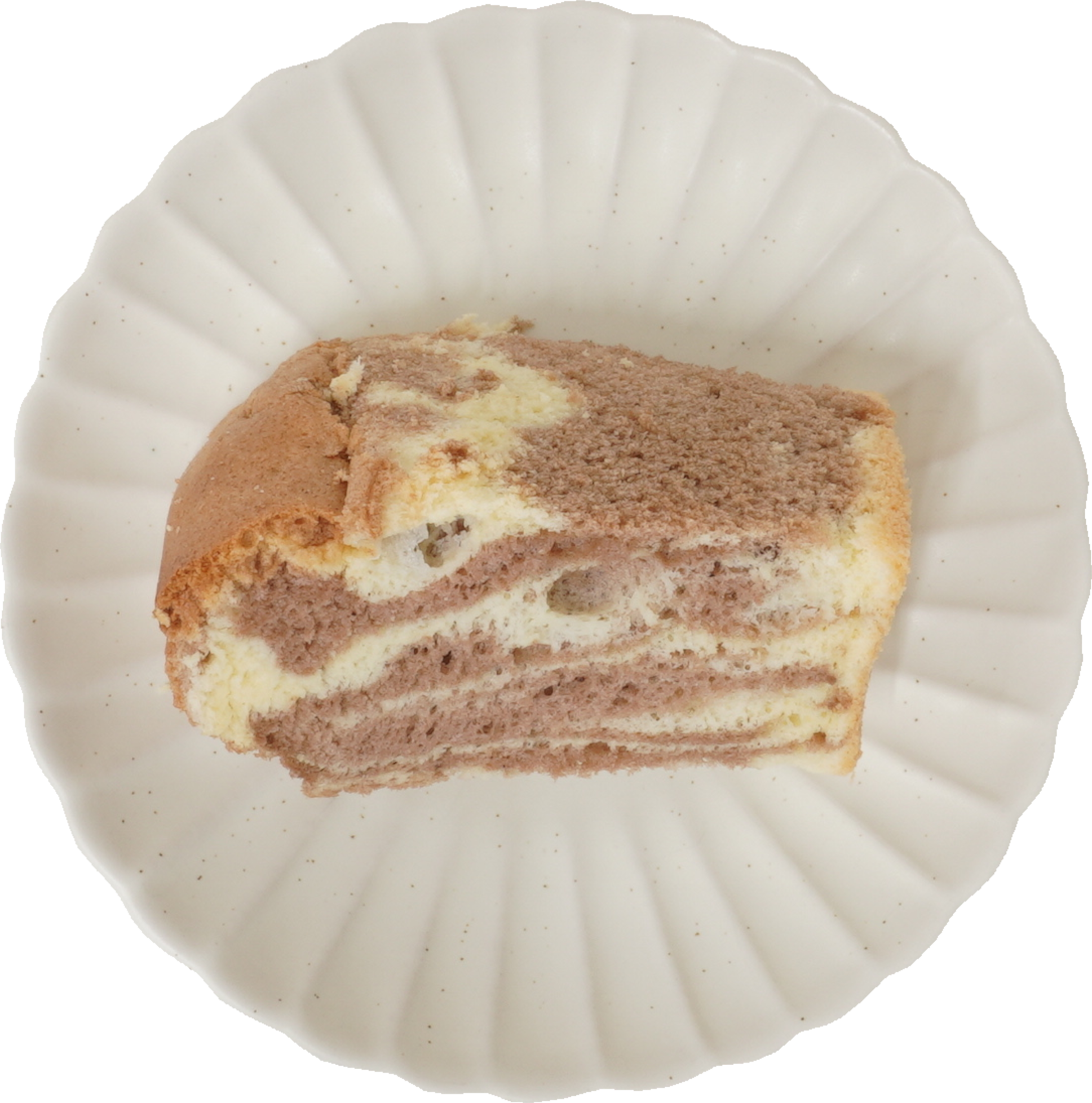 シフォンケーキ（マーブル）｜商用可フリー画像・背景透過