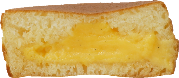 今川焼き（カスタード）｜商用可フリー画像・背景透過