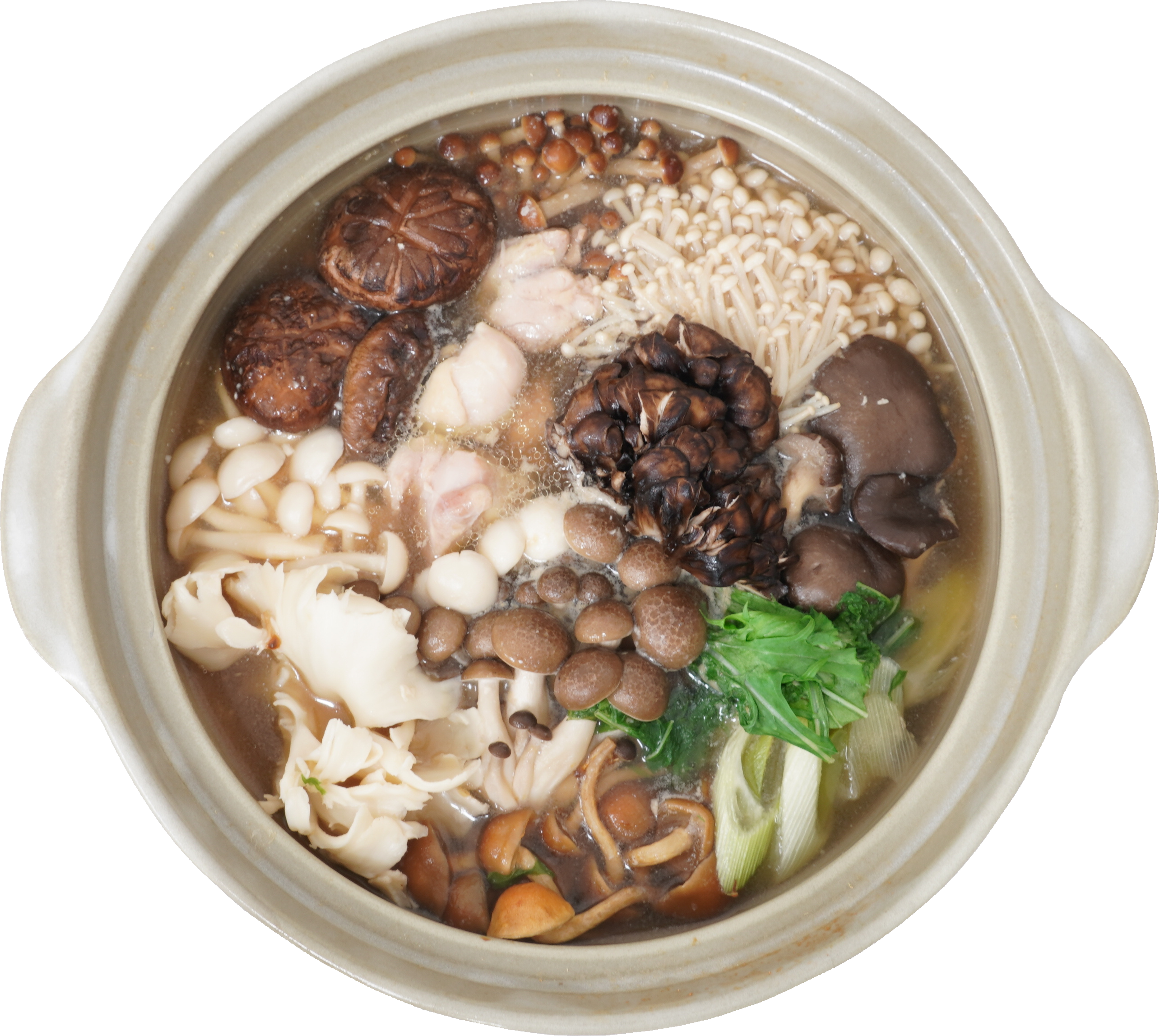 きのこ鍋｜商用可フリー画像・背景透過