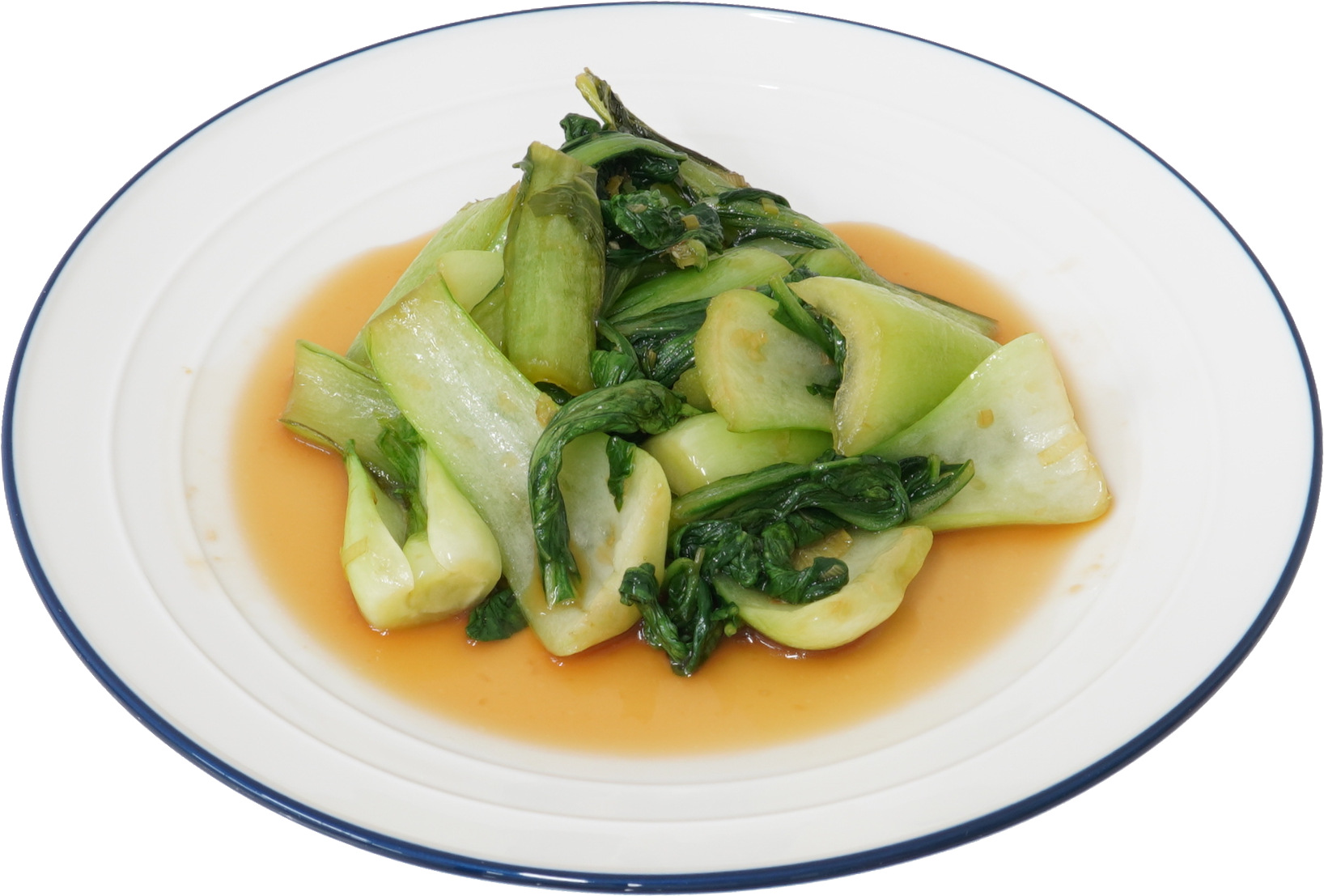 チンゲン菜のオイスター炒め｜商用可フリー画像・背景透過