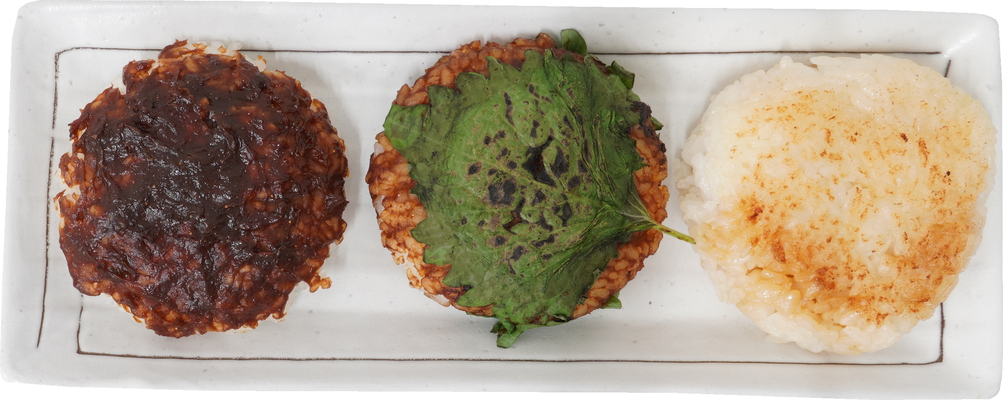 焼きおにぎり盛り合わせ｜商用可フリー画像・背景透過