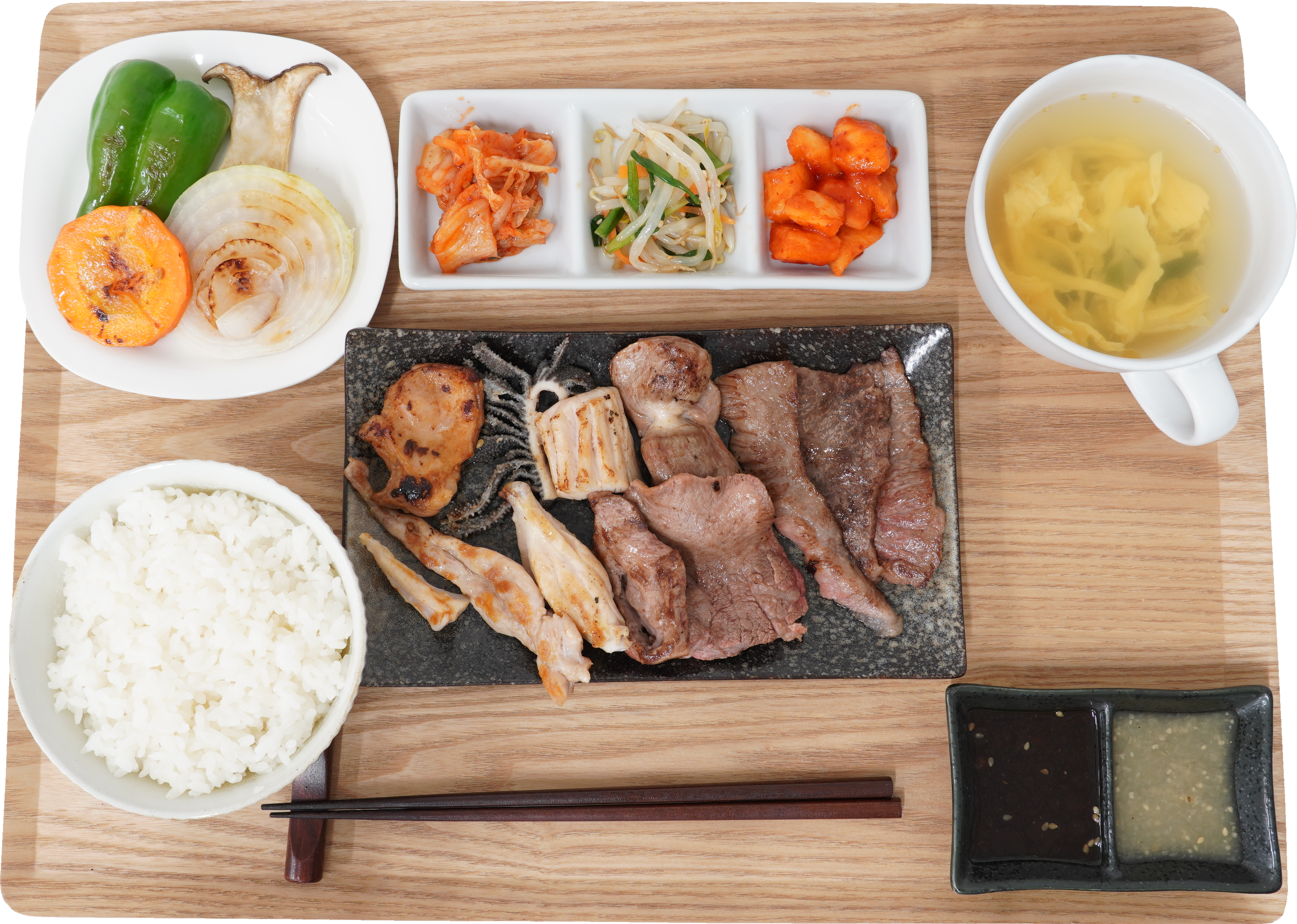 焼肉定食｜商用可フリー画像・背景透過