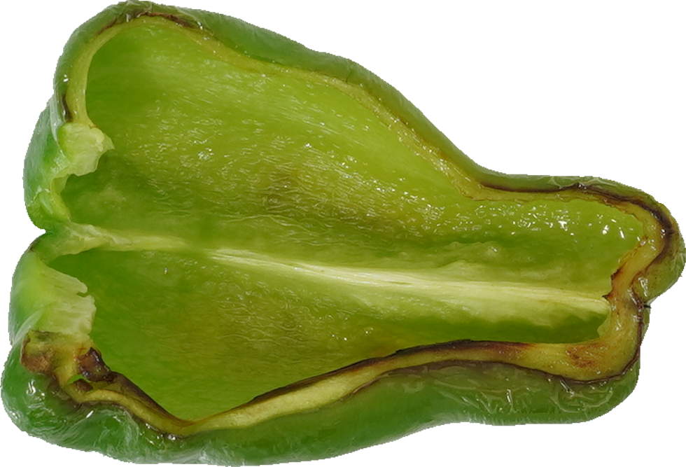 青ピーマン（焼き）｜商用可フリー画像・背景透過