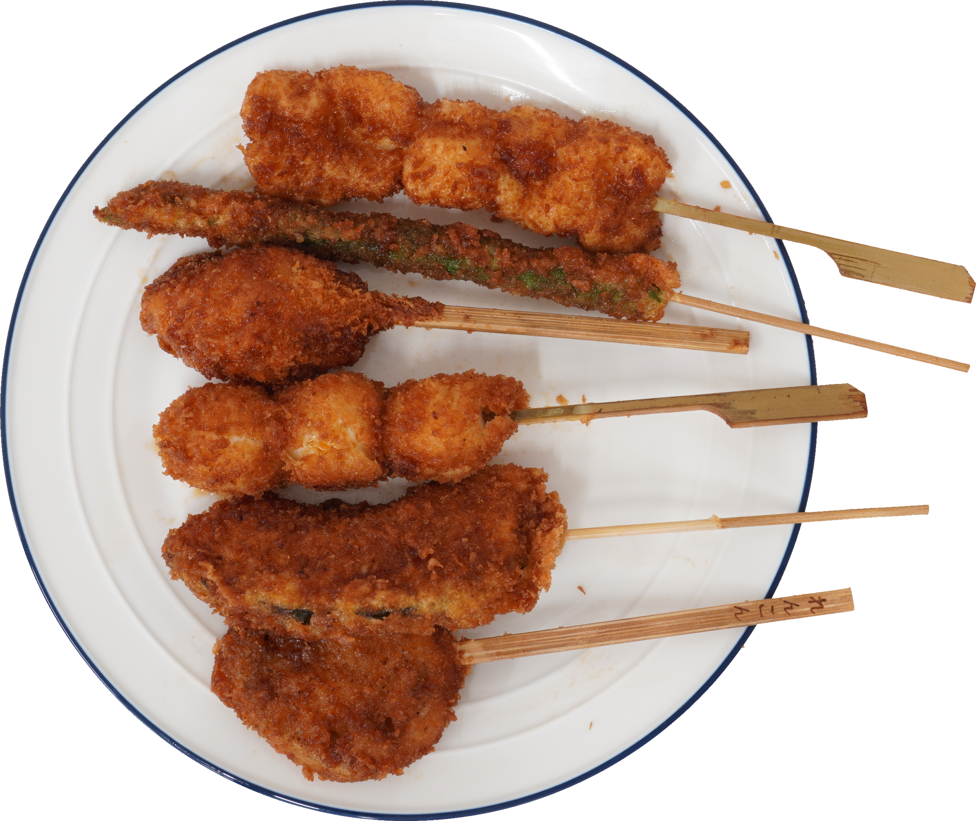 串揚げ盛り合わせ｜商用可フリー画像・背景透過