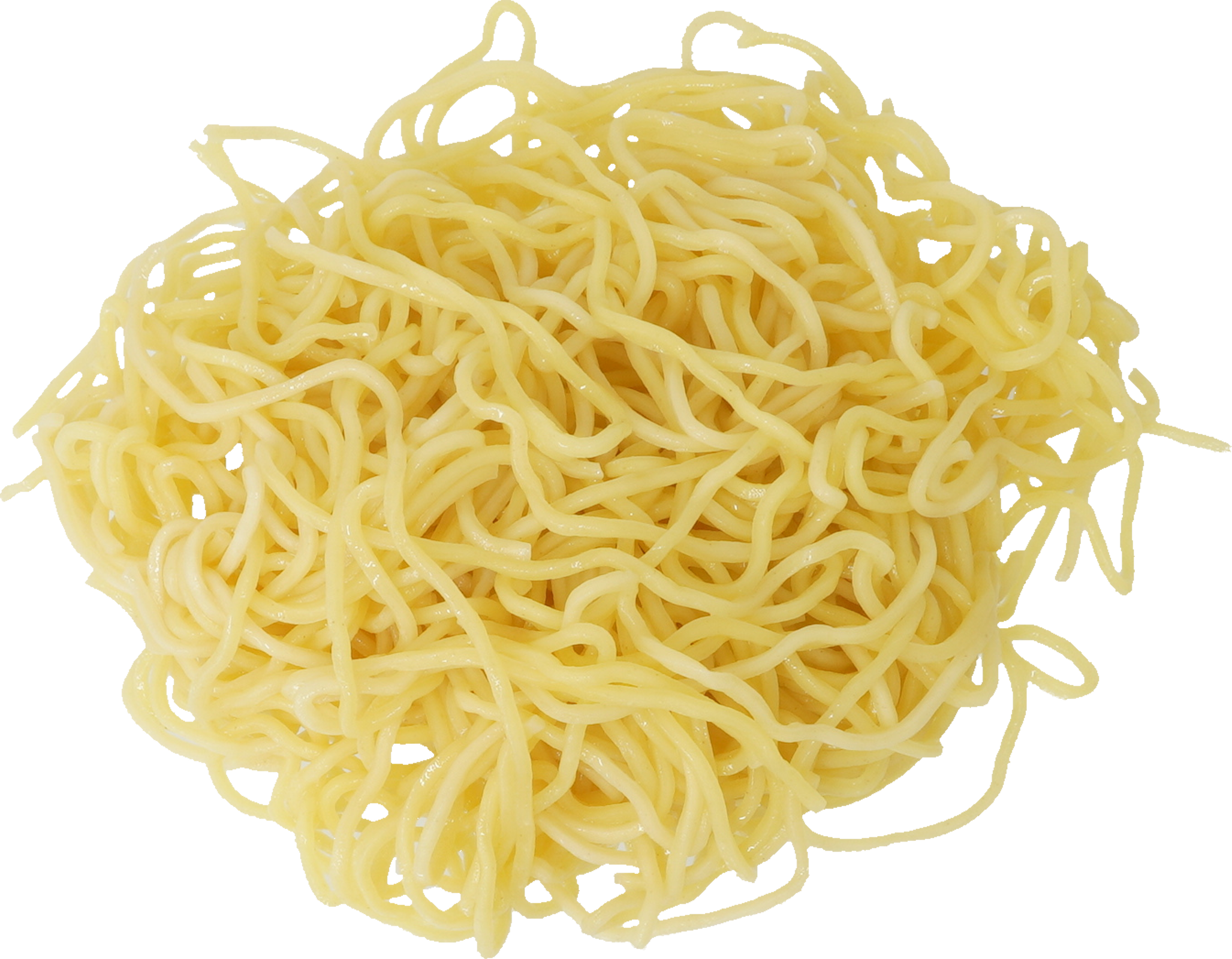 中華めん【太麺】（ゆで）｜商用可フリー画像・背景透過