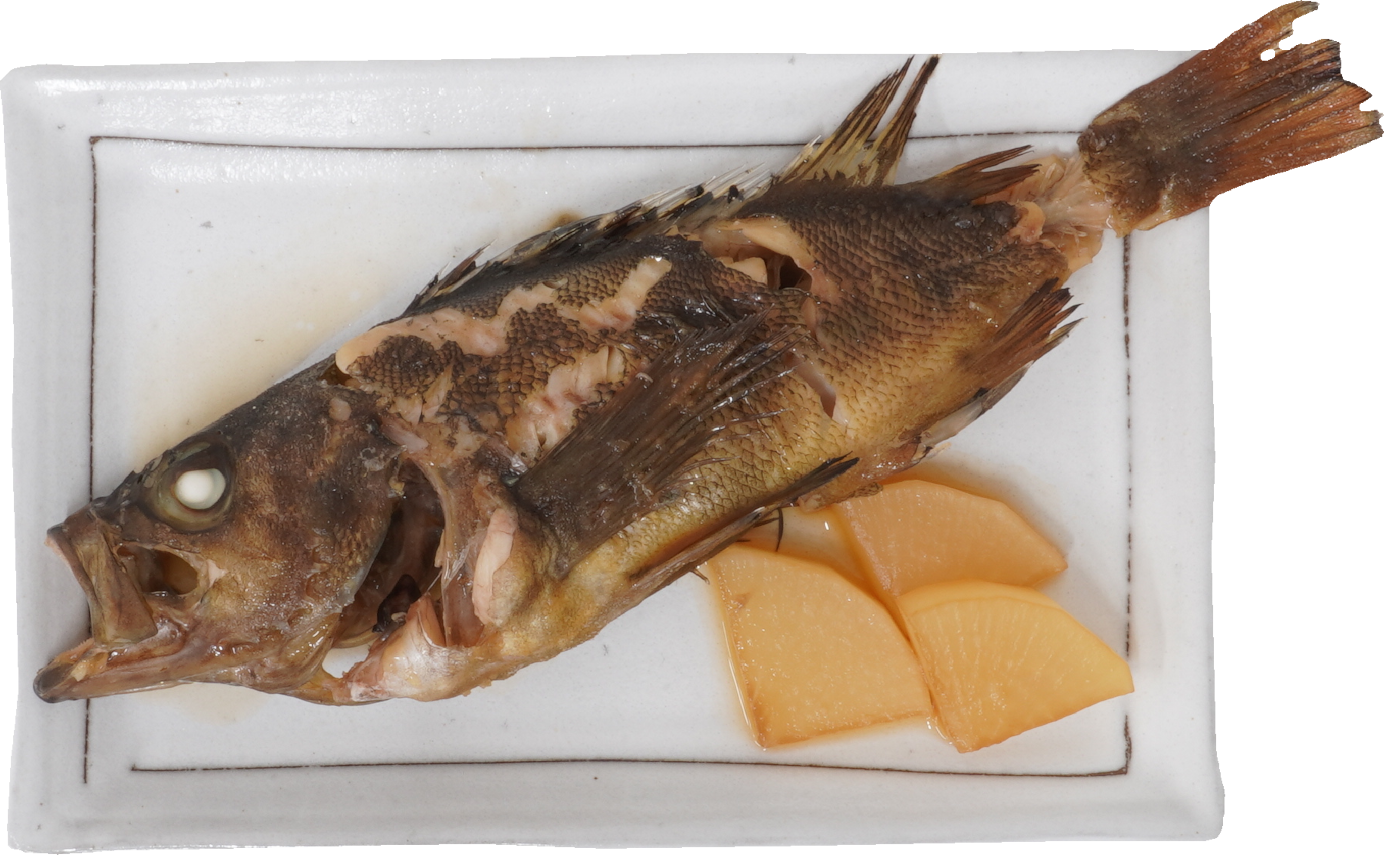 めばるの煮つけ｜商用可フリー画像・背景透過