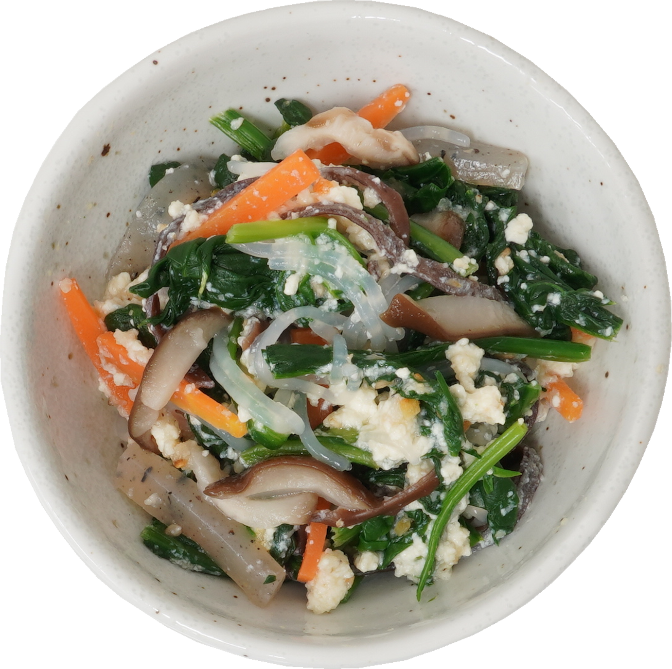 青菜の白和え｜商用可フリー画像・背景透過