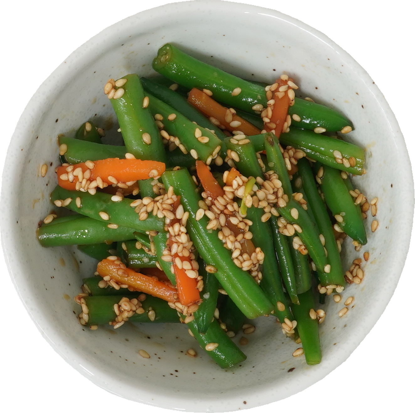 いんげんのごま和え｜商用可フリー画像・背景透過