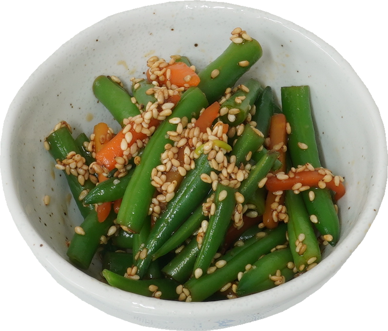 いんげんのごま和え｜商用可フリー画像・背景透過