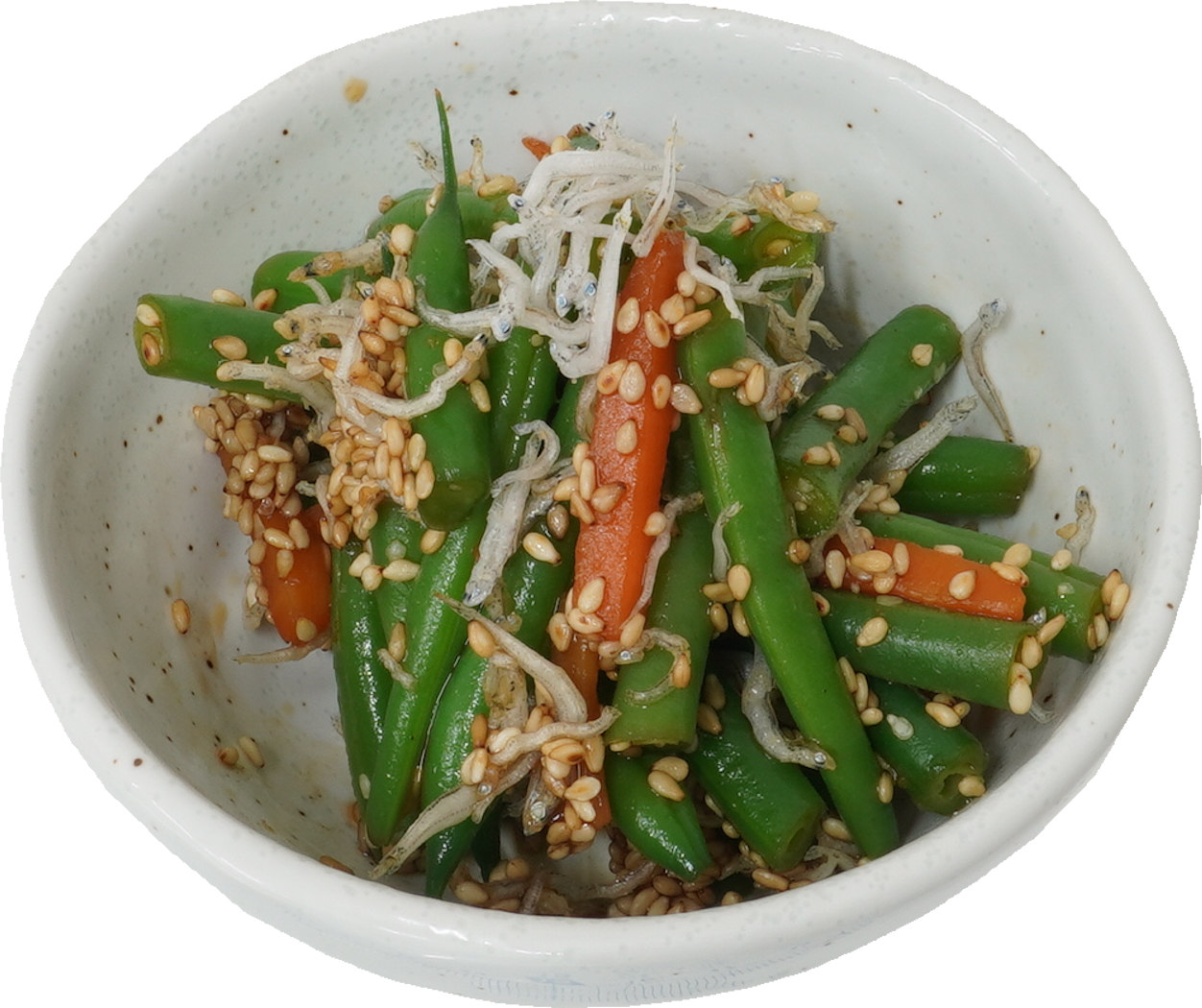 いんげんのごま和え｜商用可フリー画像・背景透過