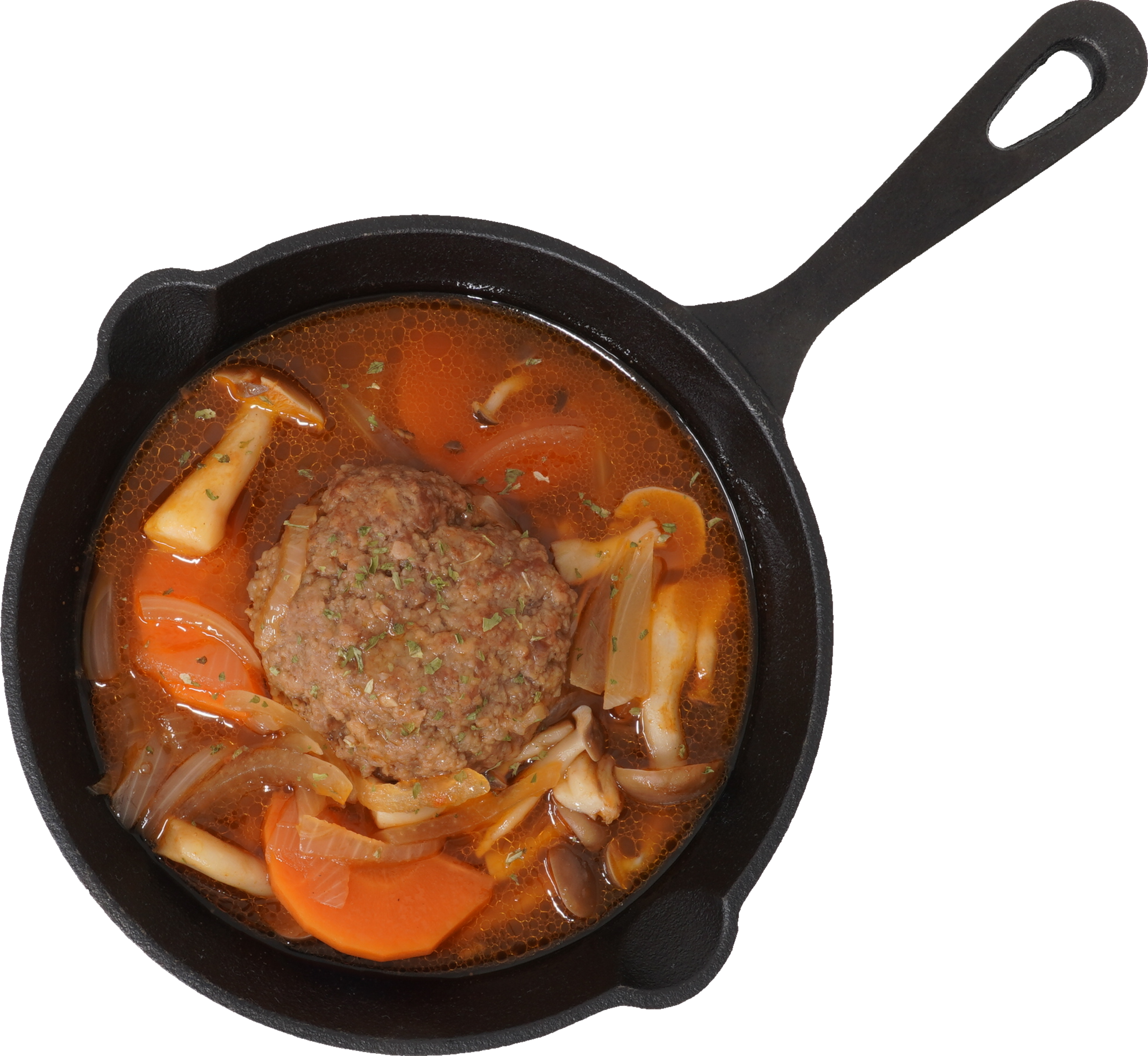 煮込みハンバーグ｜商用可フリー画像・背景透過