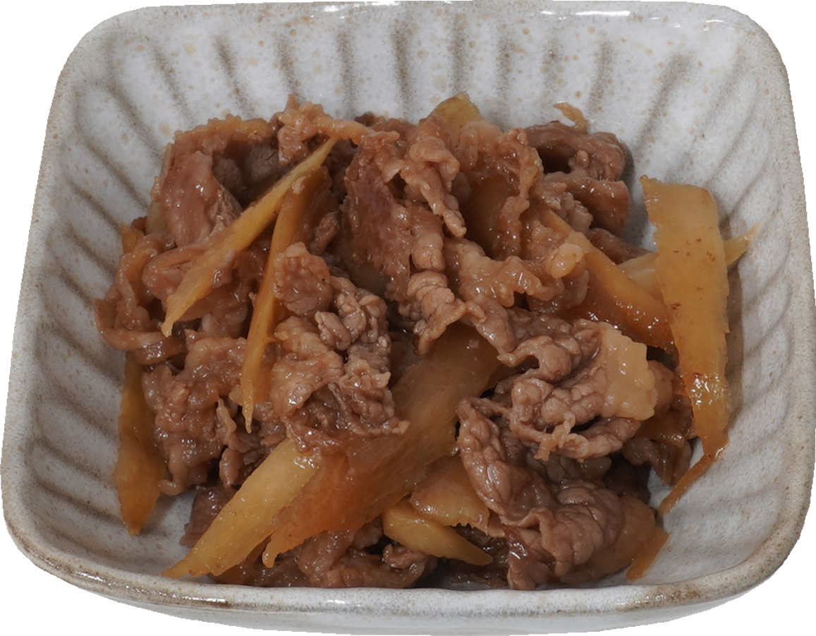 牛肉のしぐれ煮｜商用可フリー画像・背景透過