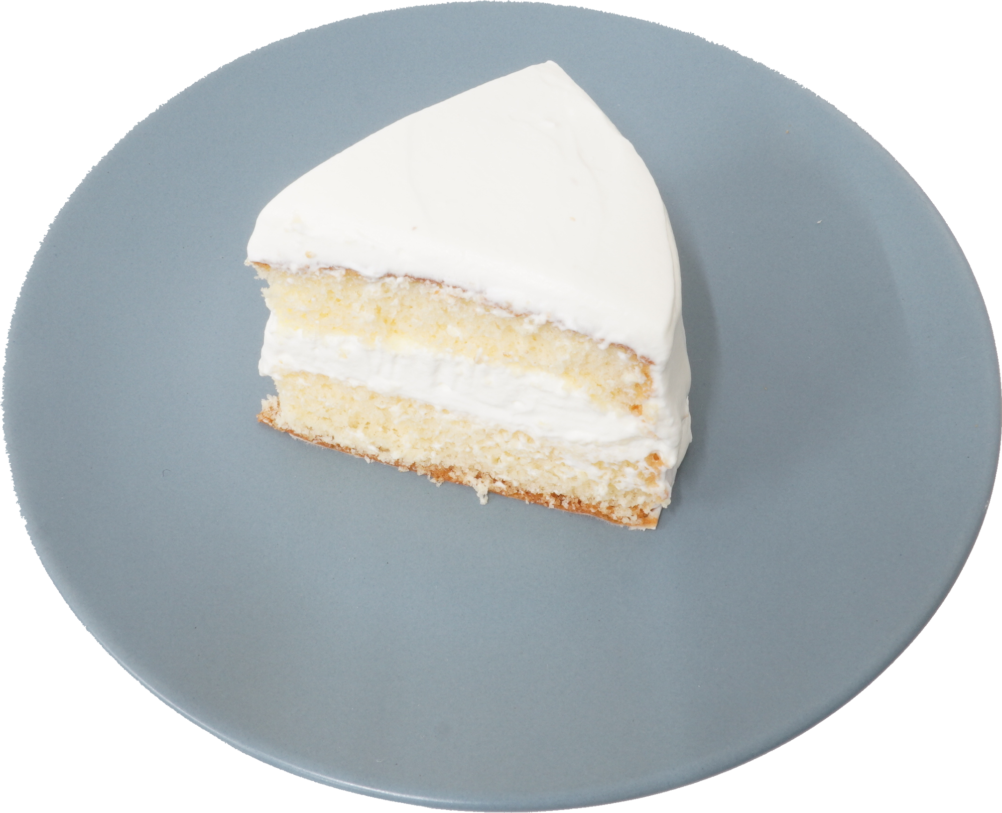 ショートケーキ（果実無し）｜商用可フリー画像・背景透過