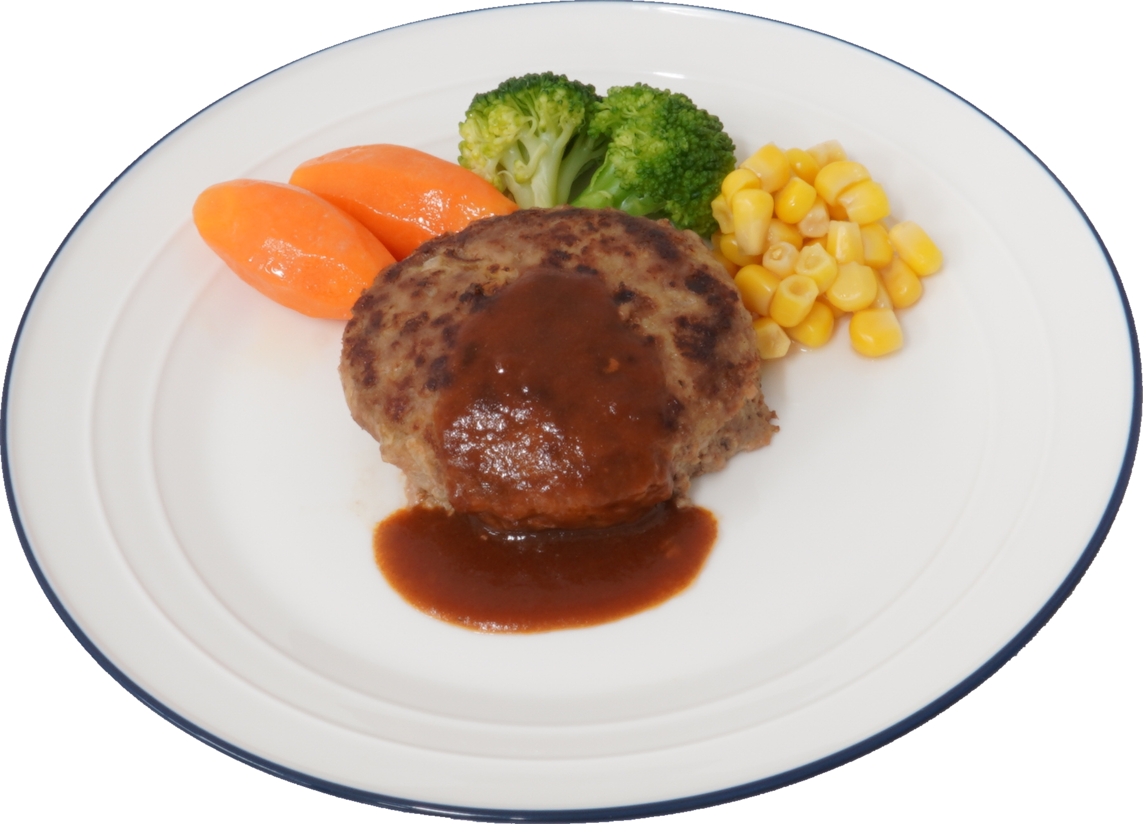 合いびきハンバーグ｜商用可フリー画像・背景透過