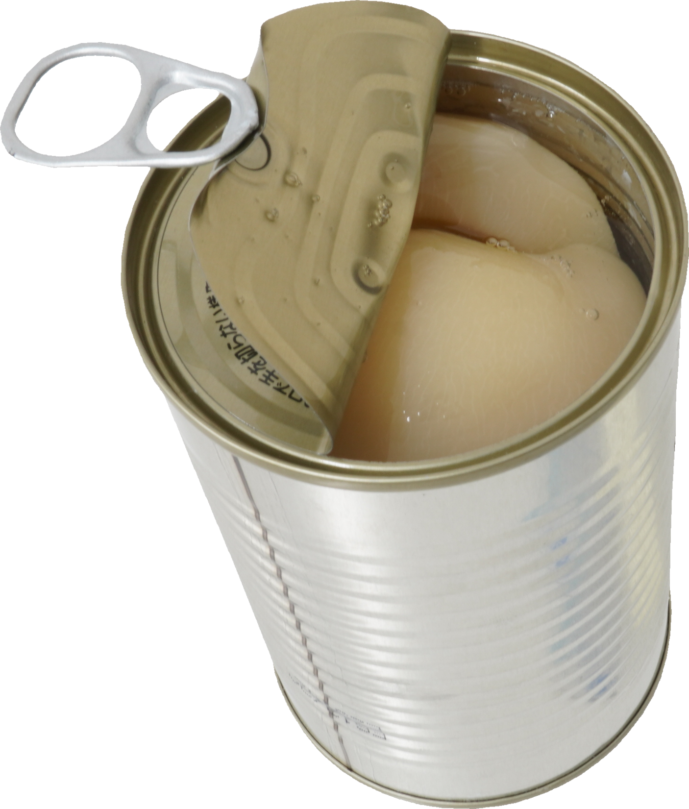 もも（缶詰・白肉種【白桃】）｜商用可フリー画像・背景透過