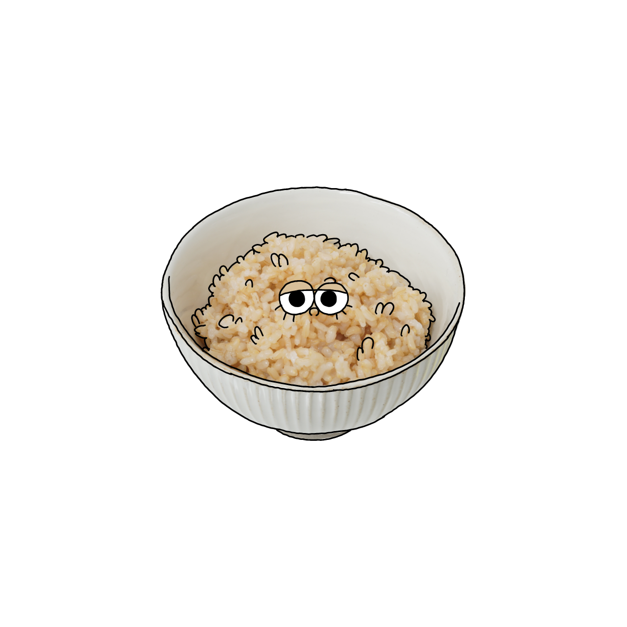 玄米のイラスト｜商用可フリー画像・背景透過