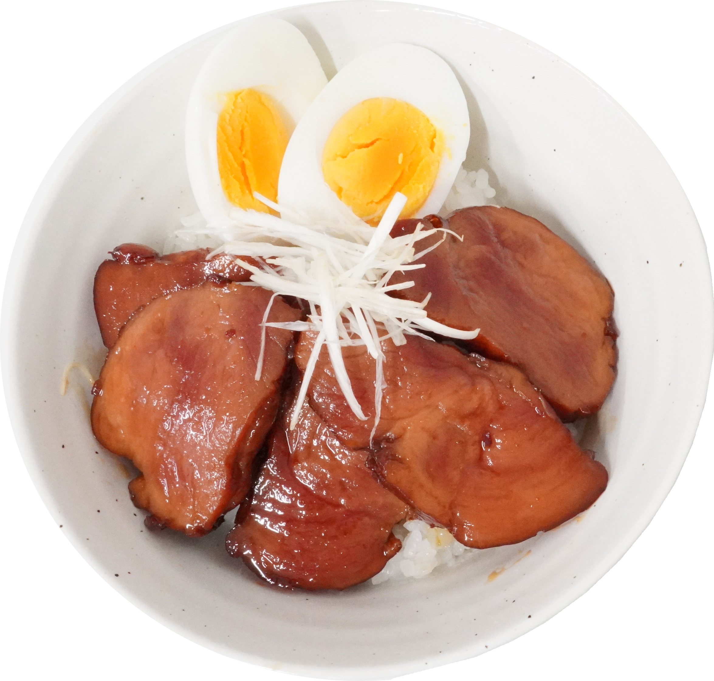 チャーシュー丼｜商用可フリー画像・背景透過