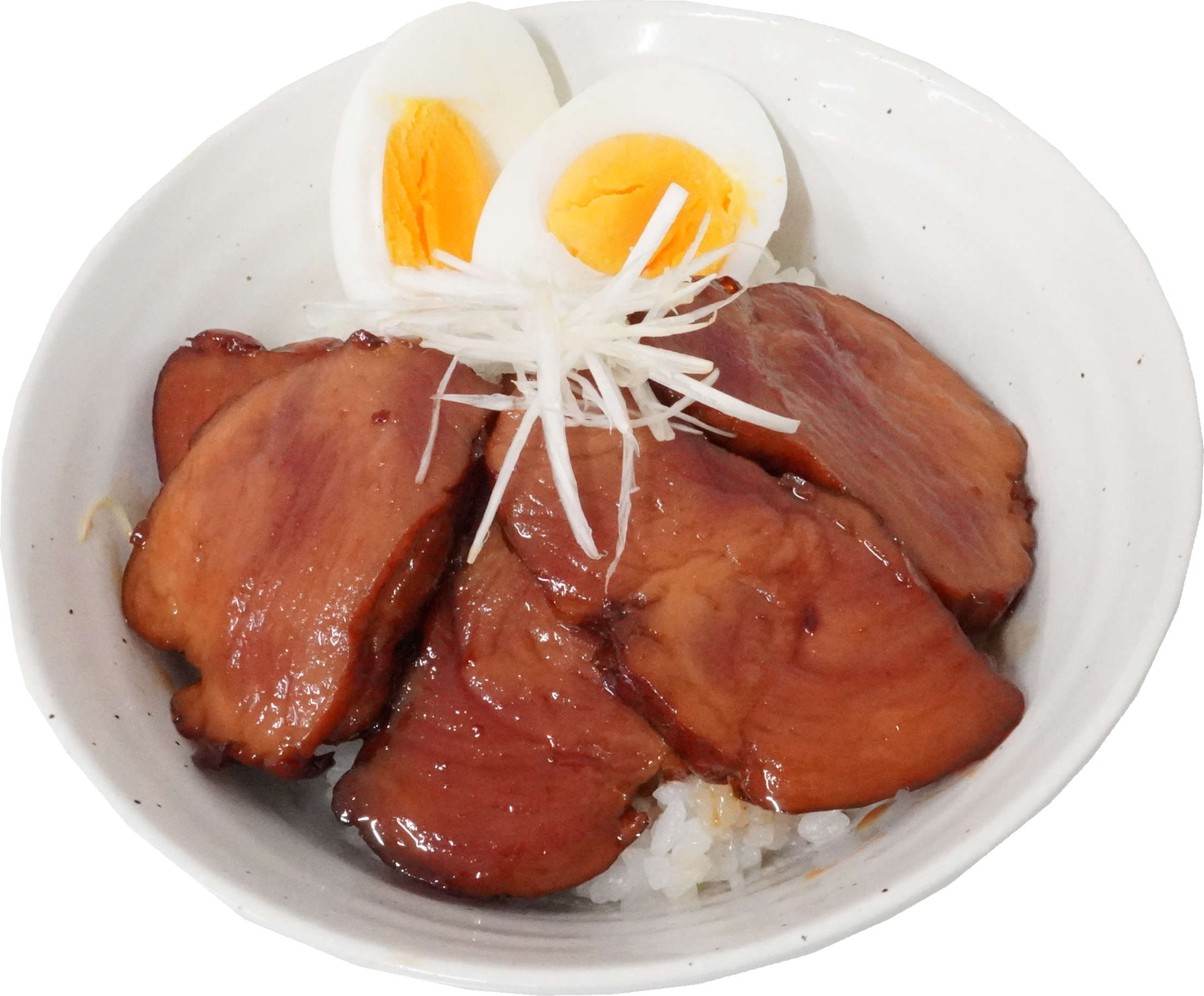 チャーシュー丼｜商用可フリー画像・背景透過