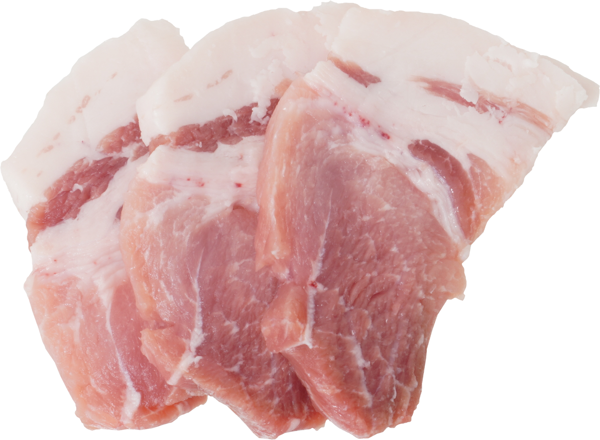 豚-かた（脂身付き）｜商用可フリー画像・背景透過