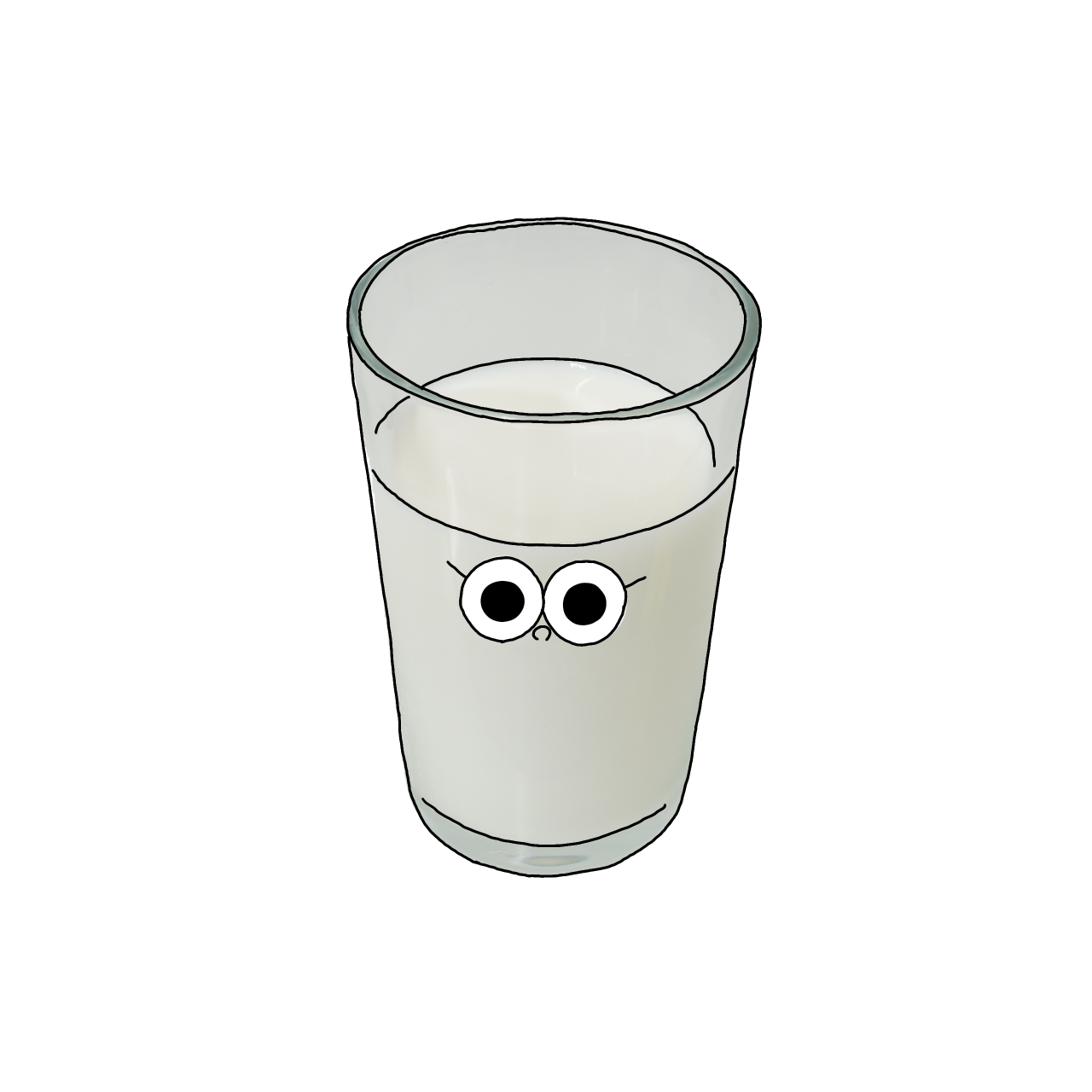 普通牛乳のイラスト｜商用可フリー画像・背景透過
