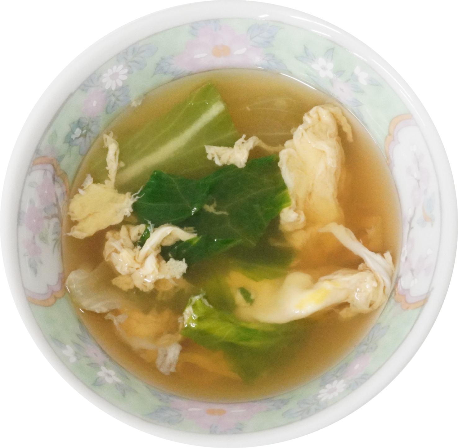 レタスと卵のスープ｜商用可フリー画像・背景透過