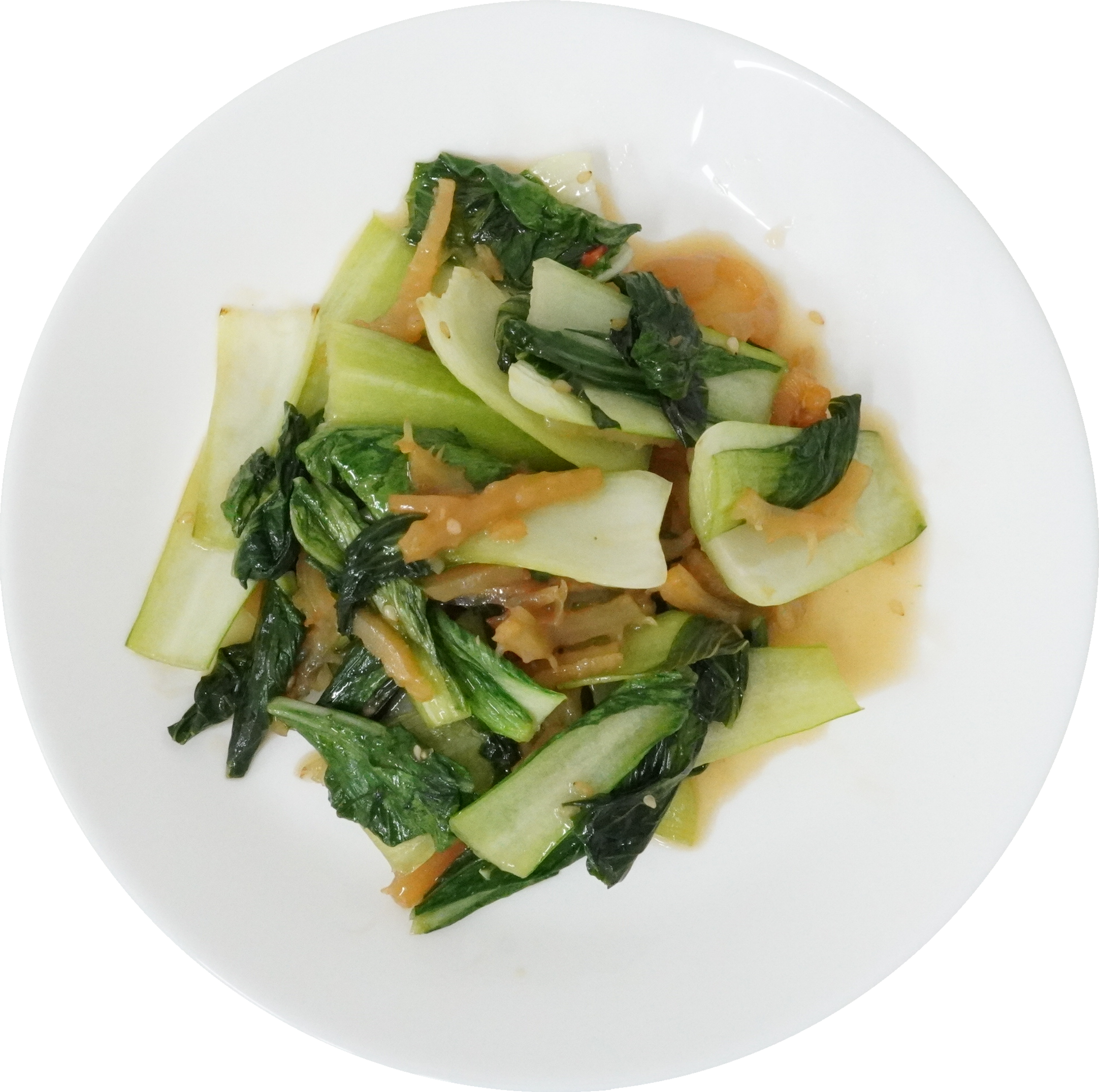 くらげと青菜の中華炒め｜商用可フリー画像・背景透過