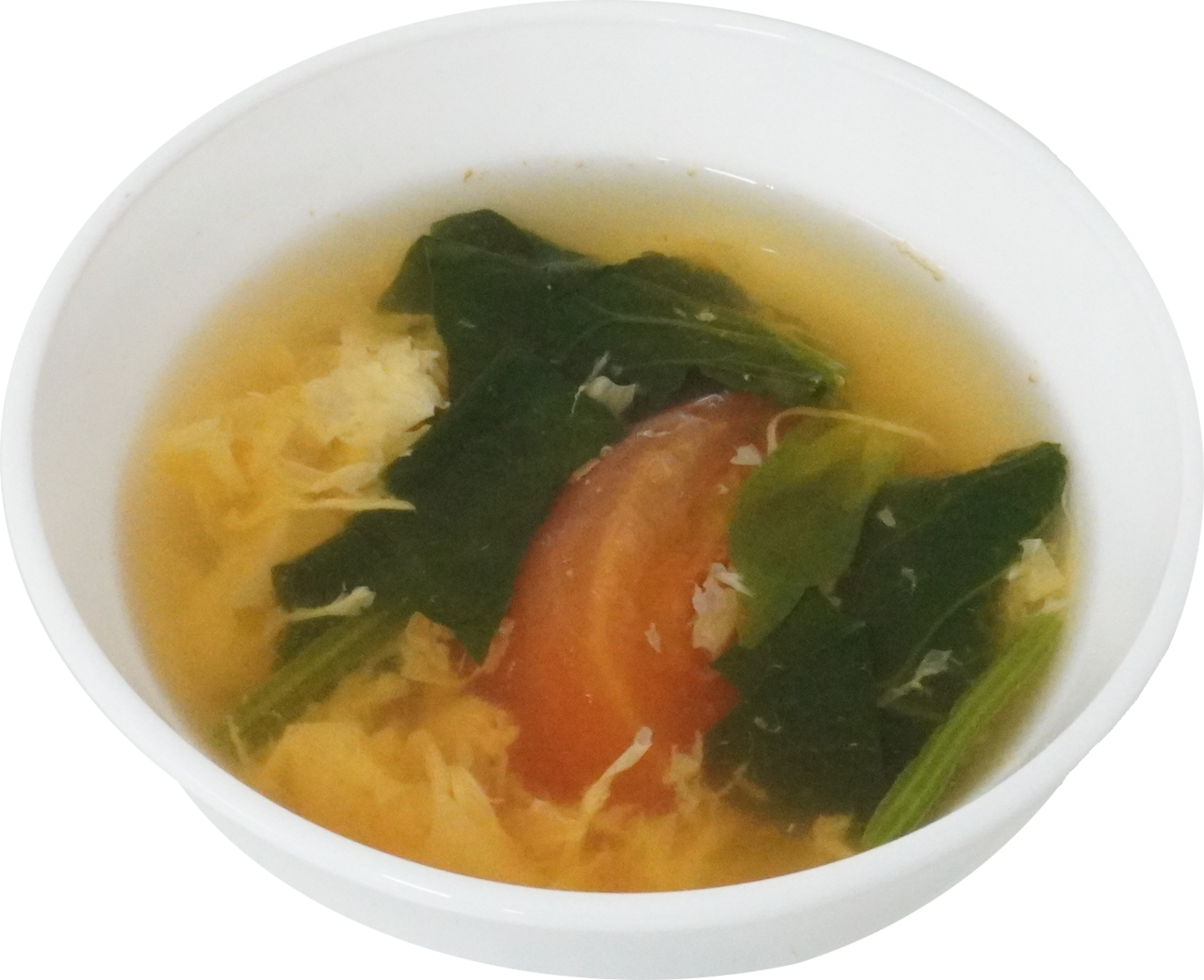 トマトと青菜のスープ｜商用可フリー画像・背景透過