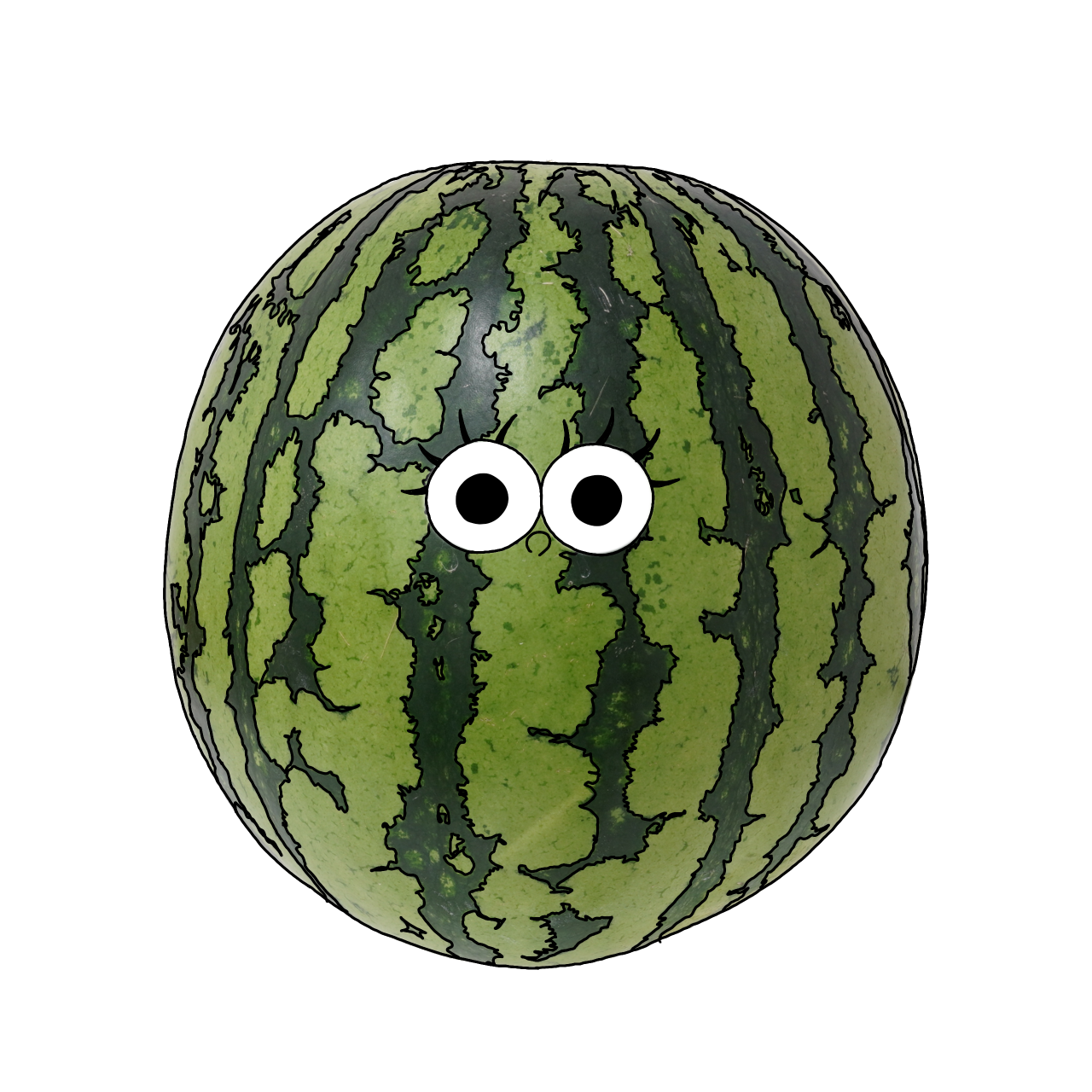 すいかのイラスト｜商用可フリー画像・背景透過