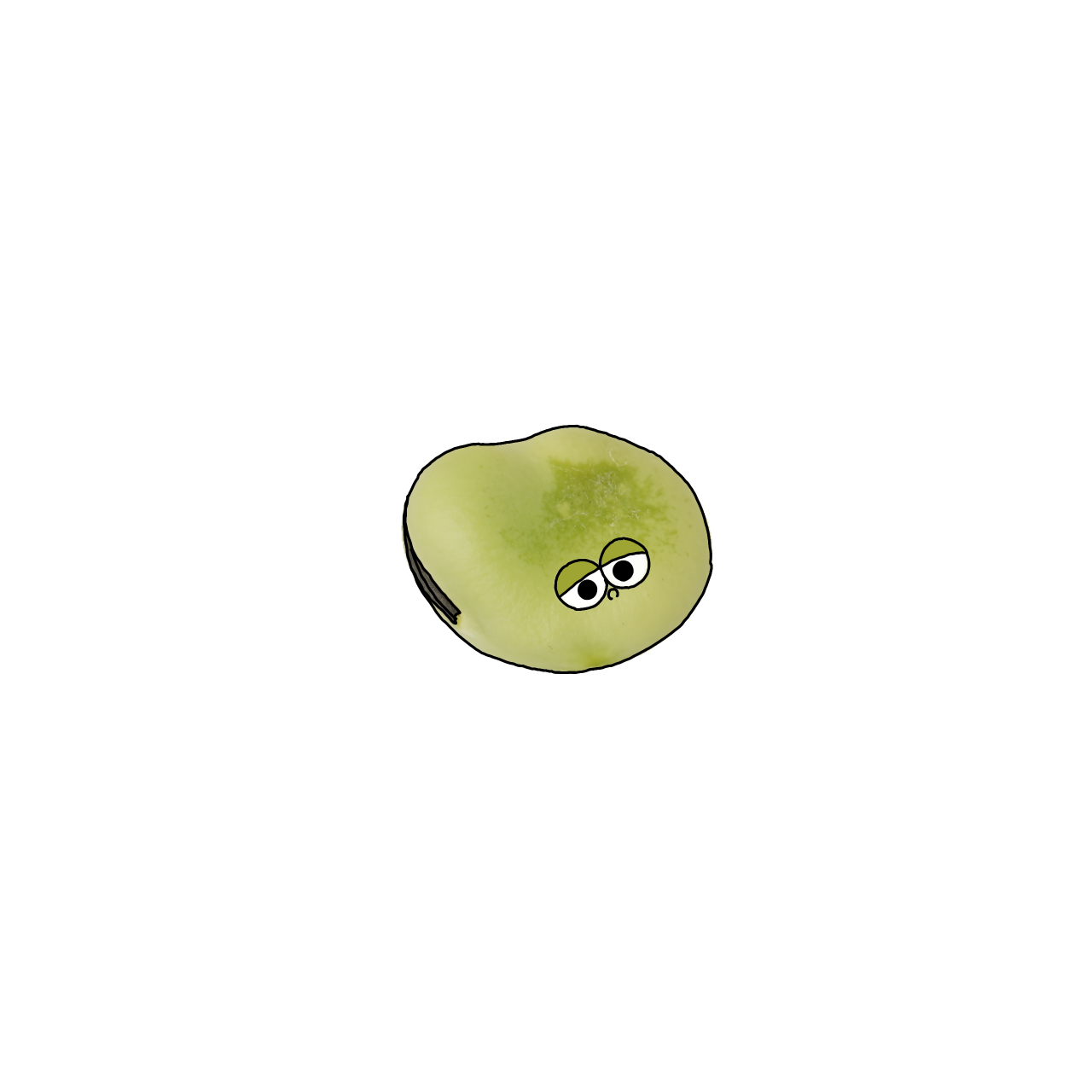 そらまめのイラスト｜商用可フリー画像・背景透過