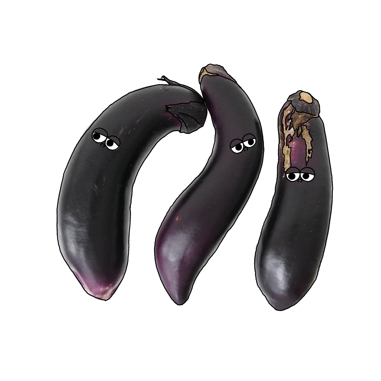 なすのイラスト｜商用可フリー画像・背景透過