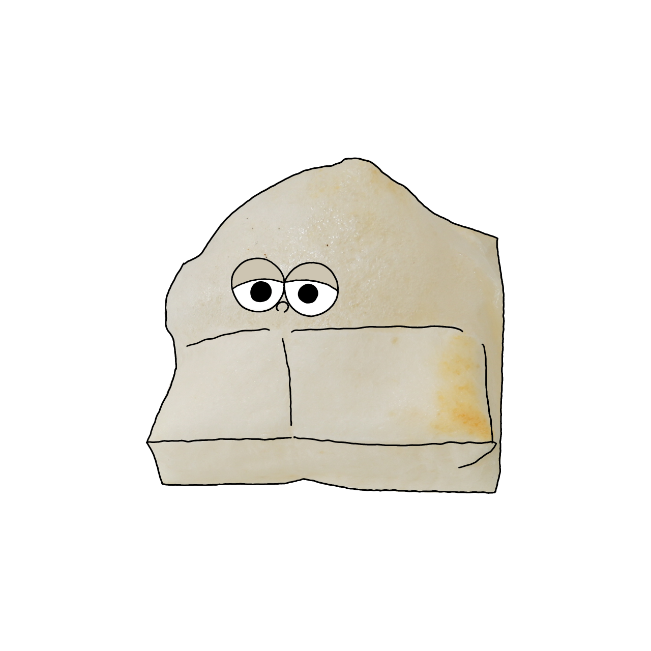 もち（焼き）のイラスト｜商用可フリー画像・背景透過