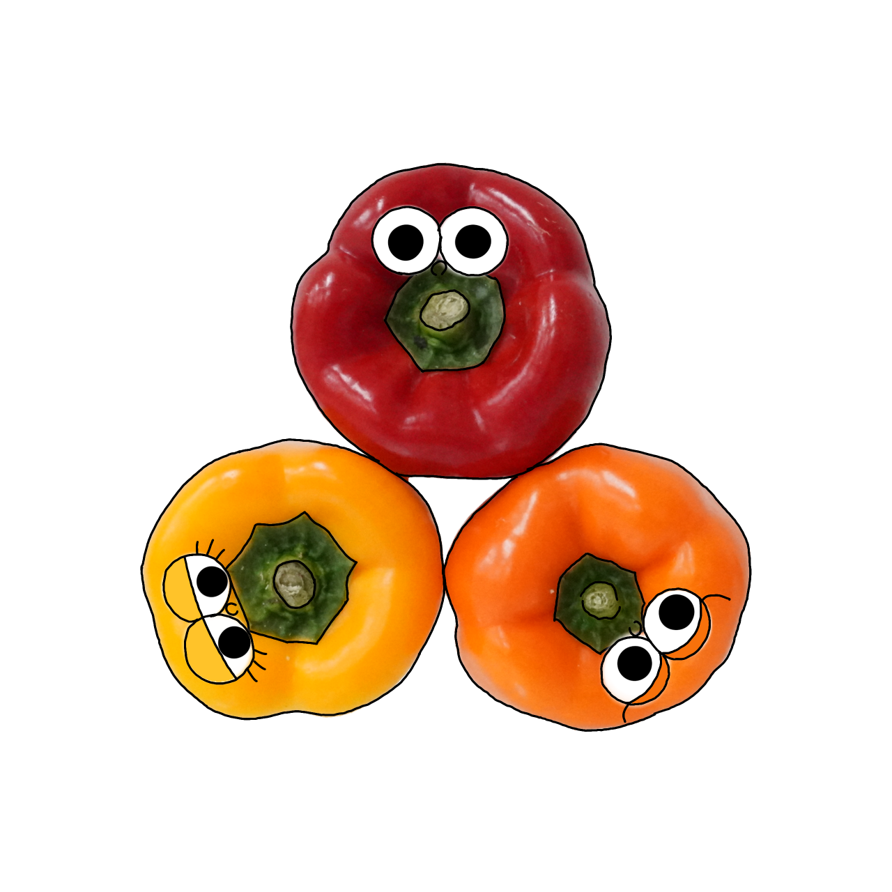 ピーマンのイラスト｜商用可フリー画像・背景透過