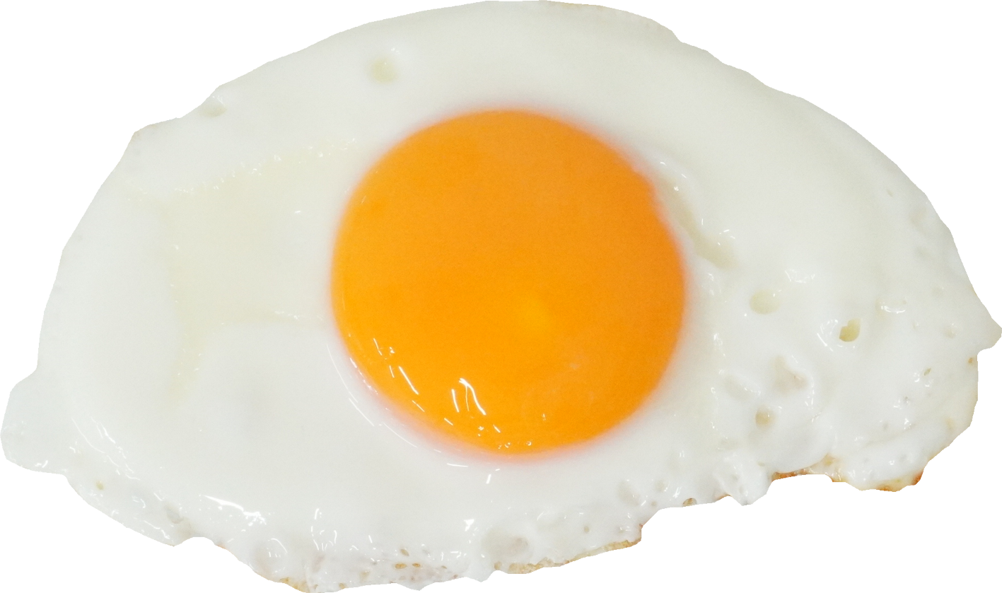 鶏卵（全卵・目玉焼き）｜商用可フリー画像・背景透過