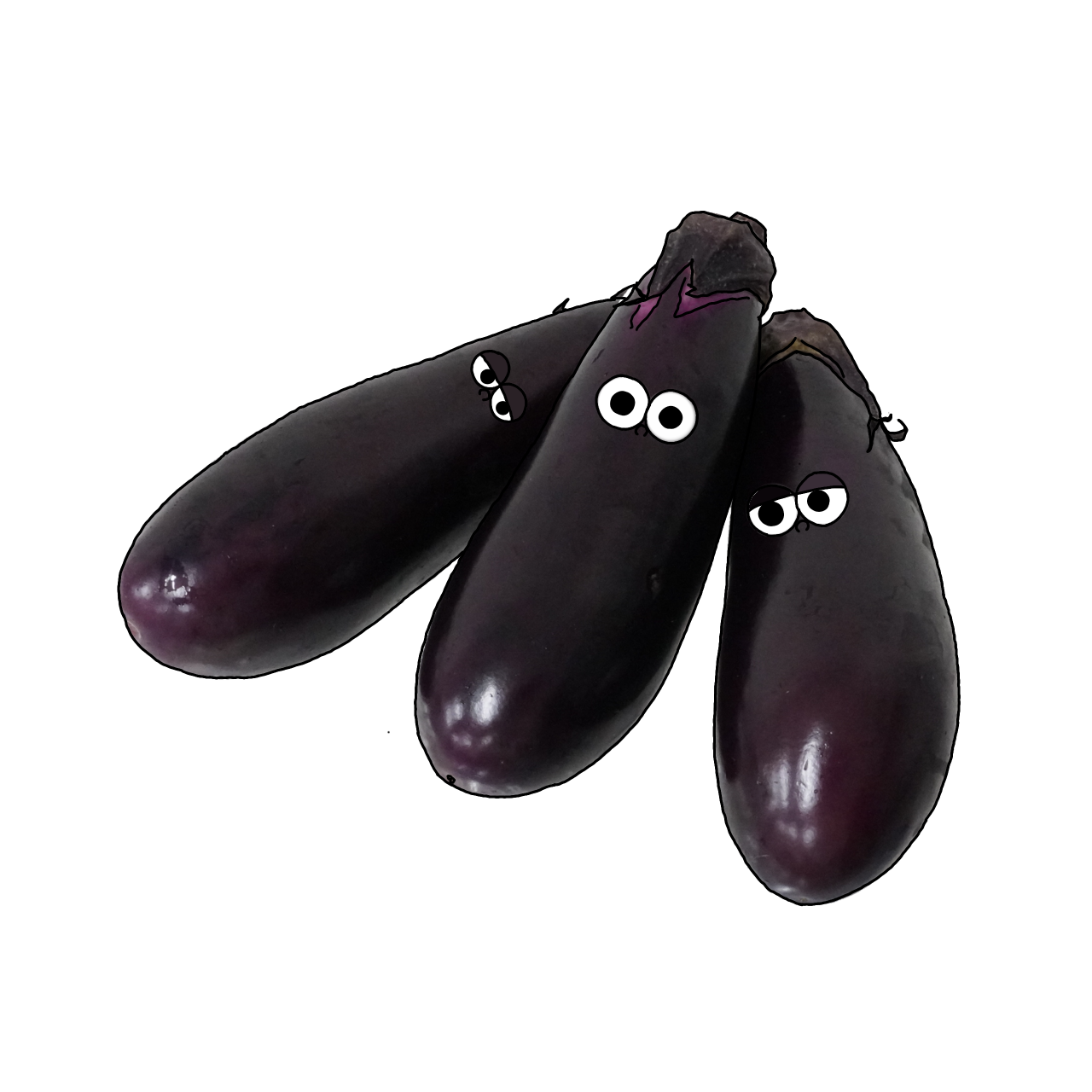 なすのイラスト｜商用可フリー画像・背景透過