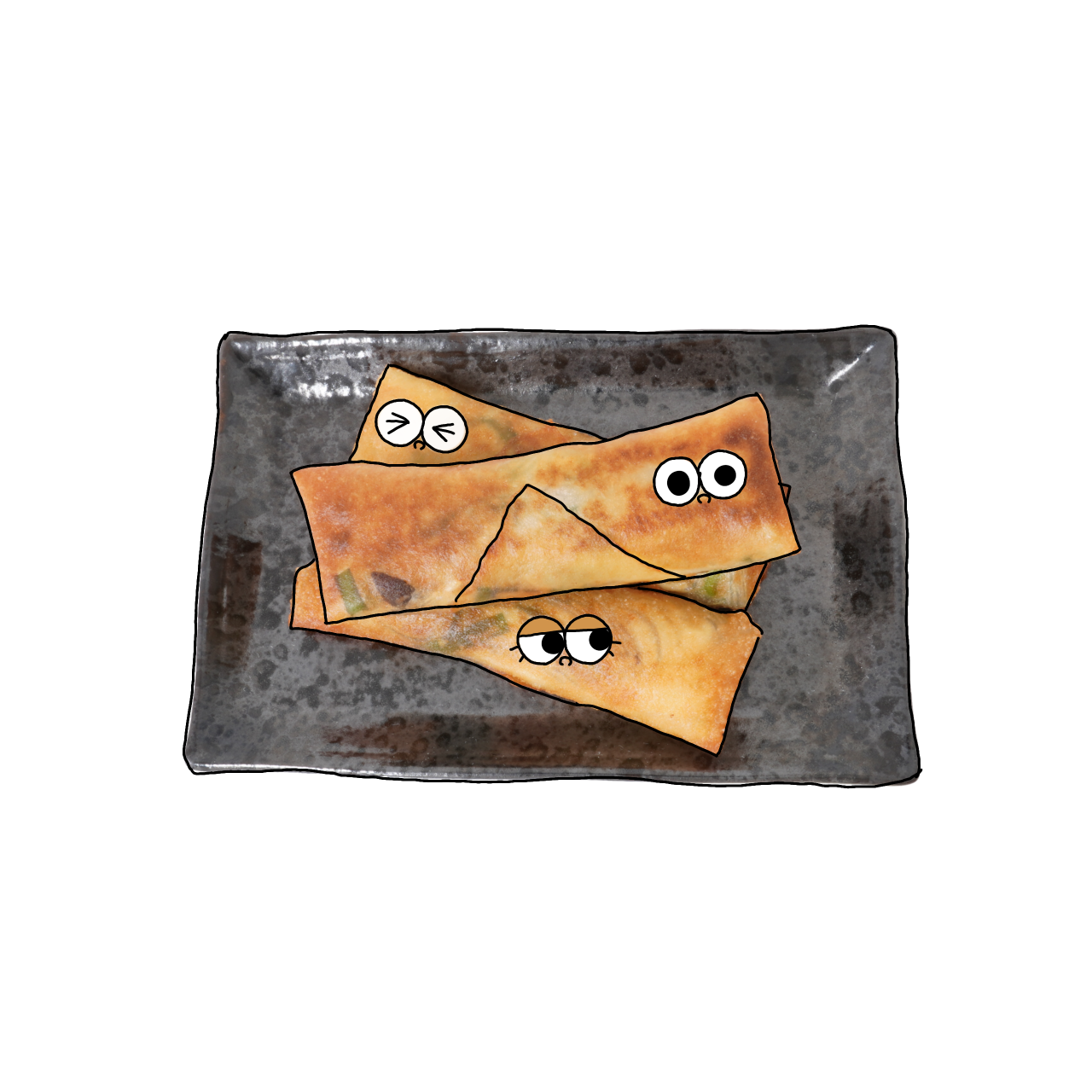 春巻きのイラスト｜商用可フリー画像・背景透過