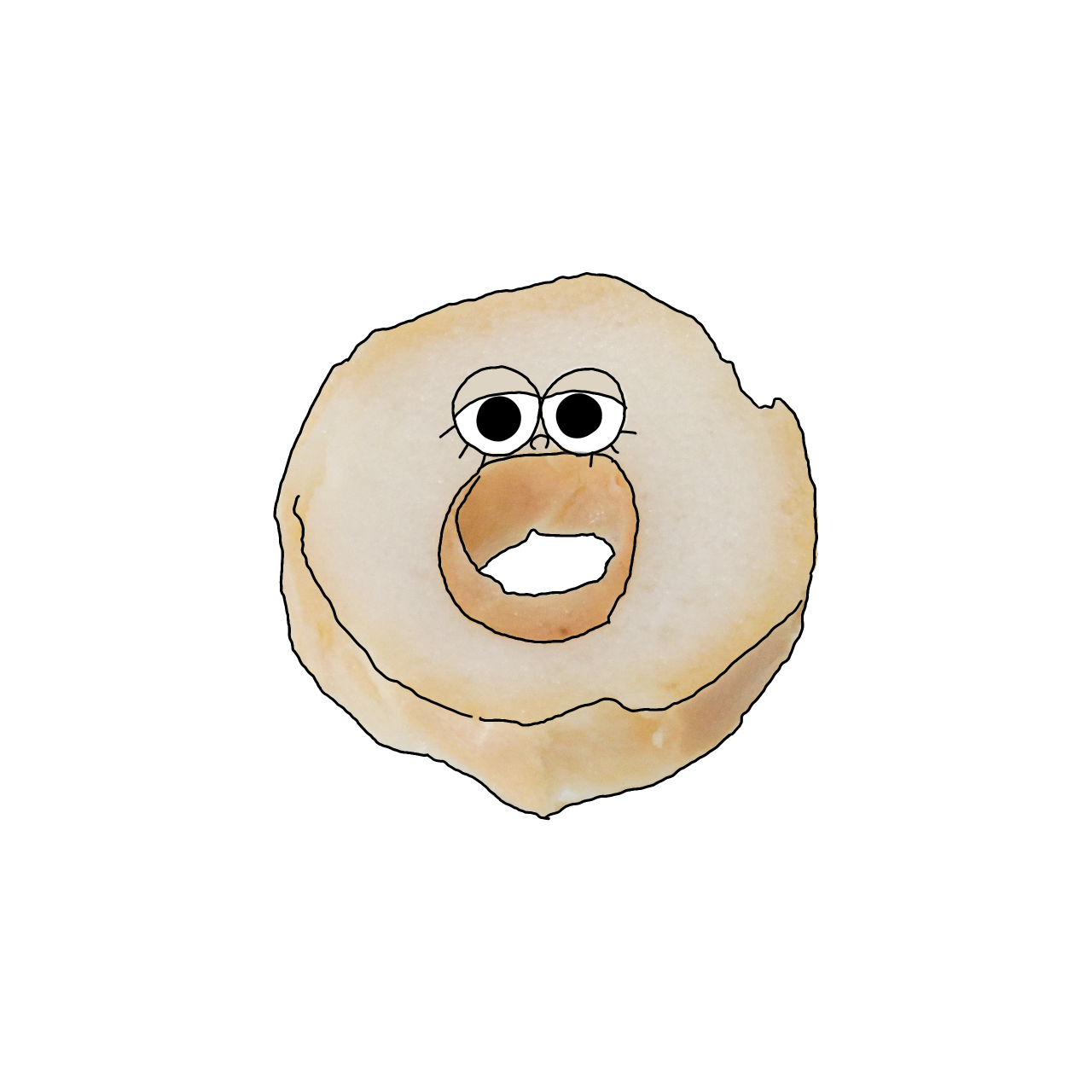 焼きふ（車ふ）のイラスト｜商用可フリー画像・背景透過