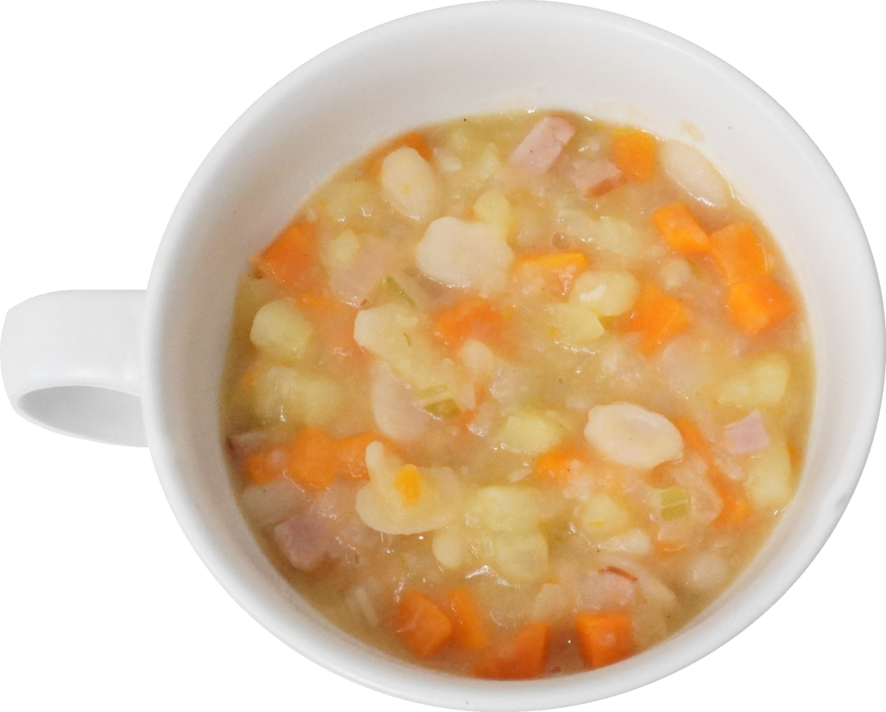 うずら豆の煮込みスープ｜商用可フリー画像・背景透過