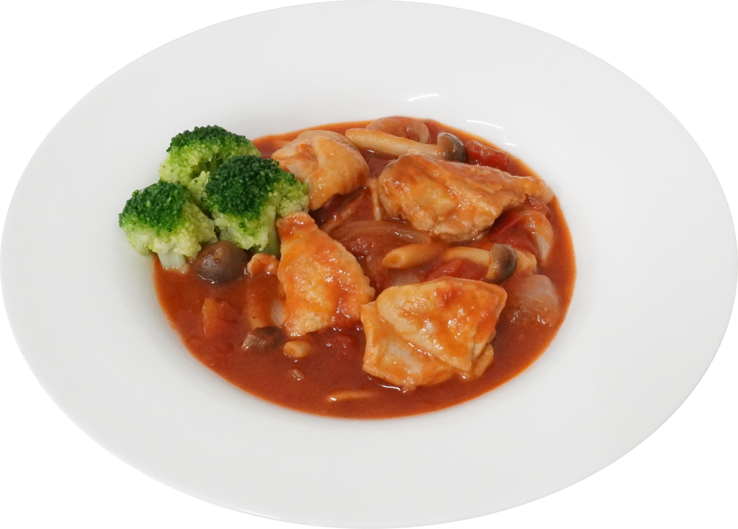 チキントマト煮込み｜商用可フリー画像・背景透過