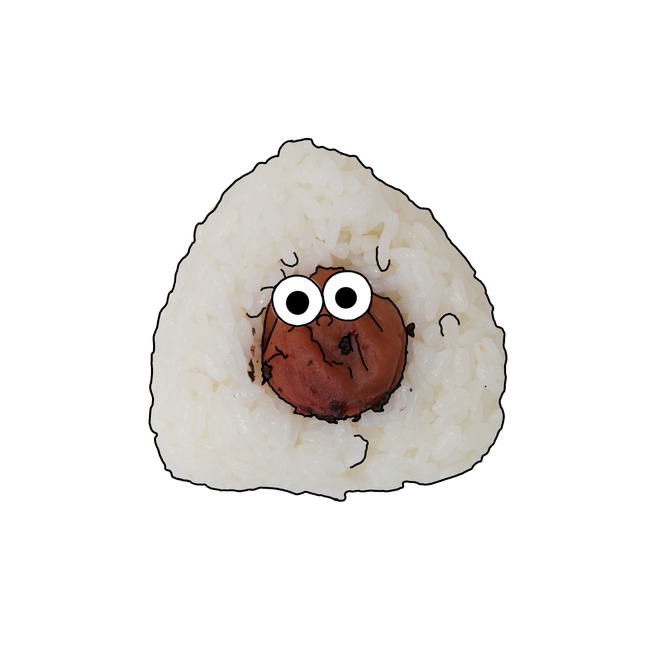 おにぎりのイラスト｜商用可フリー画像・背景透過