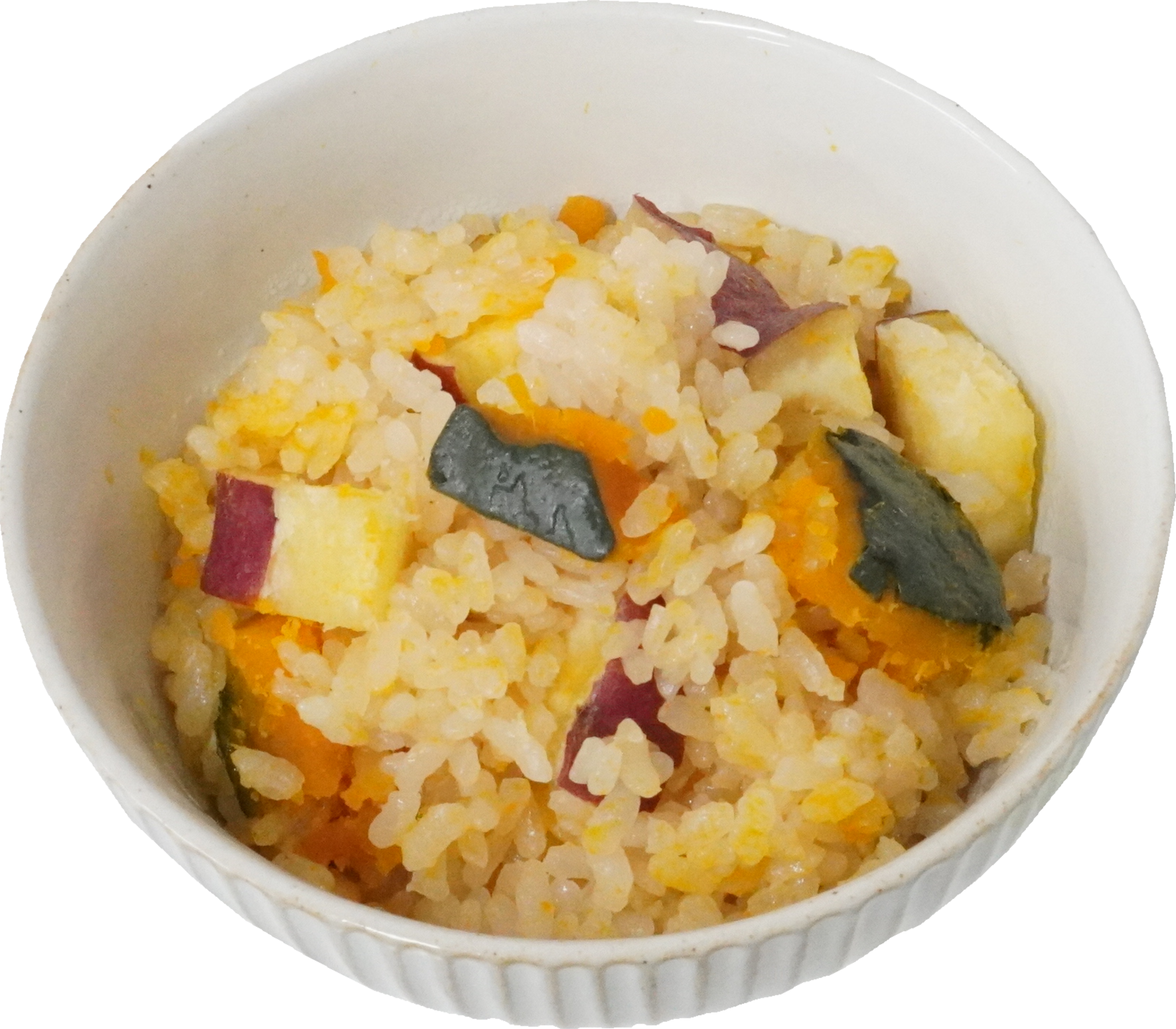 さつまいもとかぼちゃの炊き込みご飯｜商用可フリー画像・背景透過