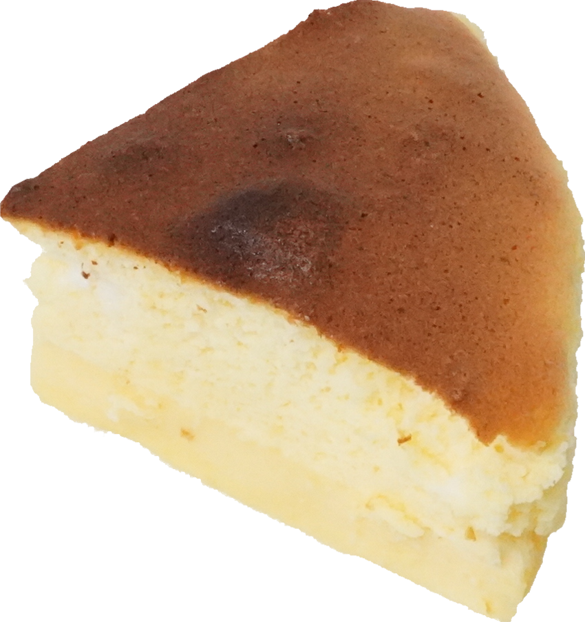 スフレチーズケーキ｜商用可フリー画像・背景透過