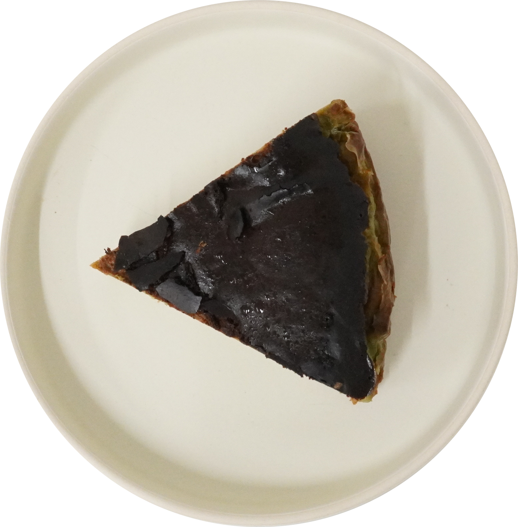 抹茶バスクチーズケーキ｜商用可フリー画像・背景透過